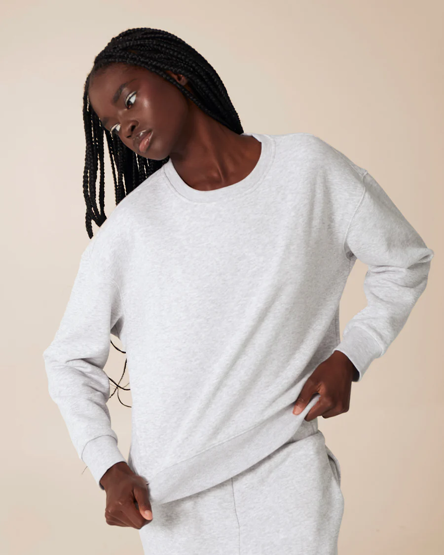 Air Whipped Crew - Heather Grey - Image 7