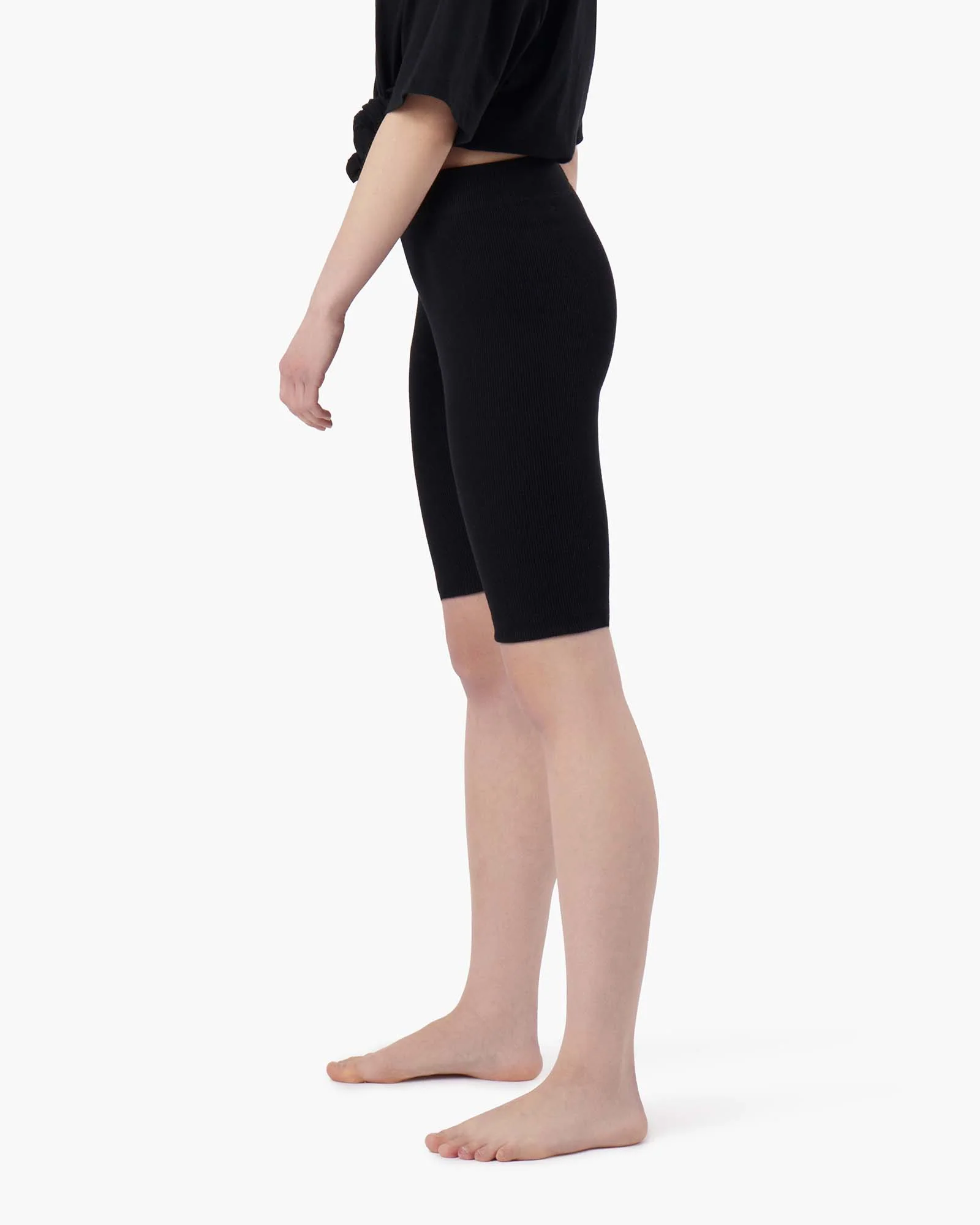 Biker Short - Black - Image 3