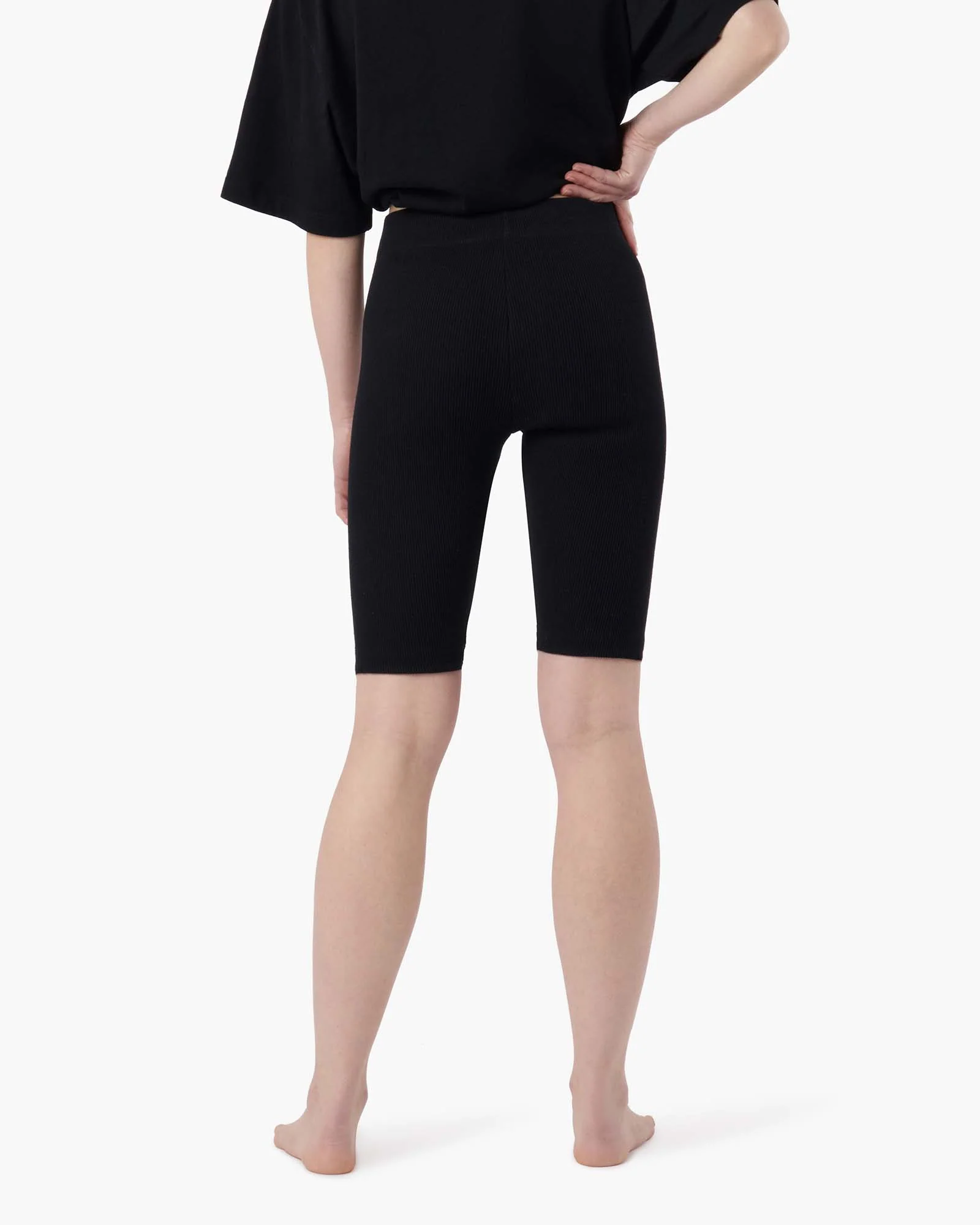Biker Short - Black - Image 4