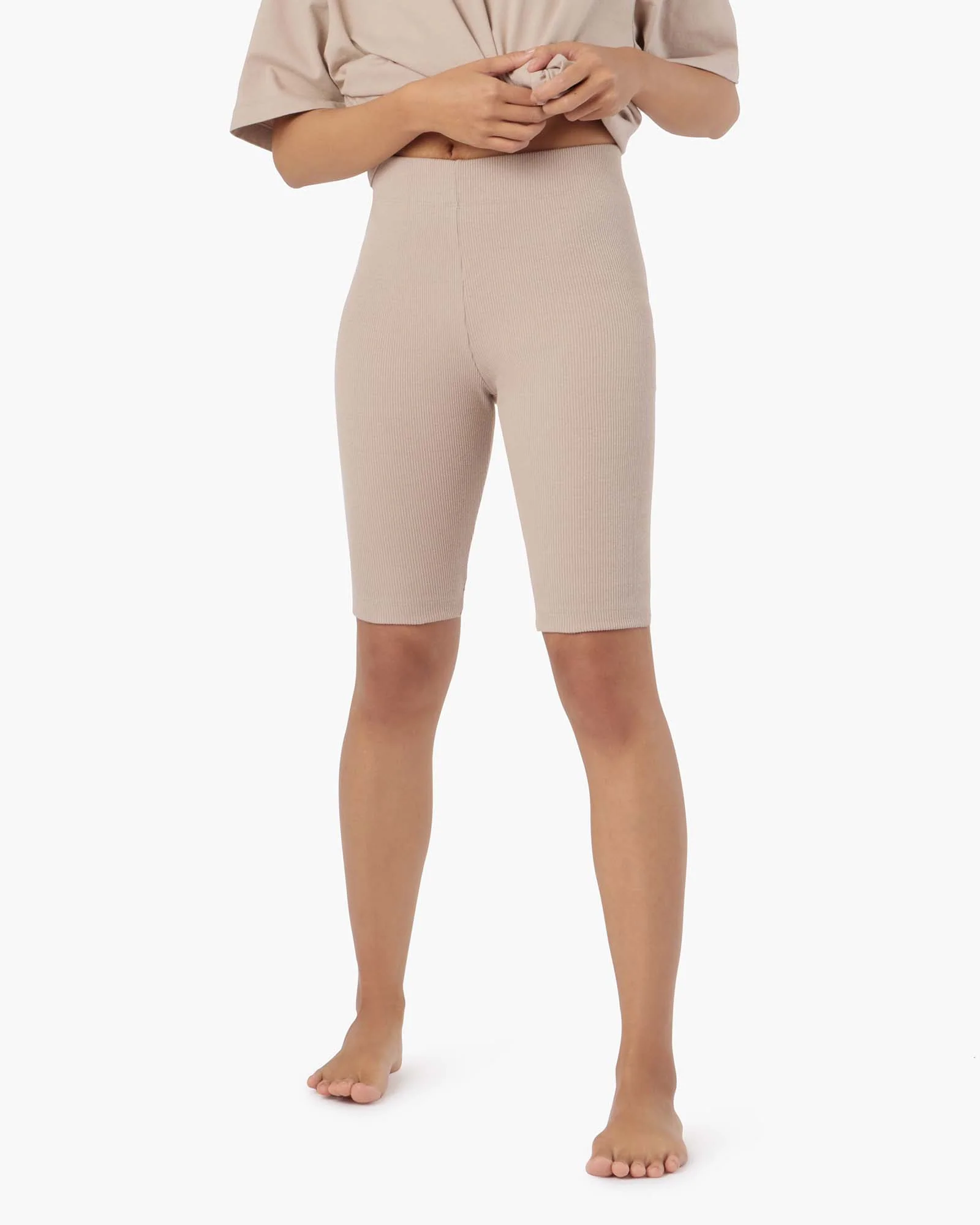 Biker Short - Sandy Taupe - Image 4