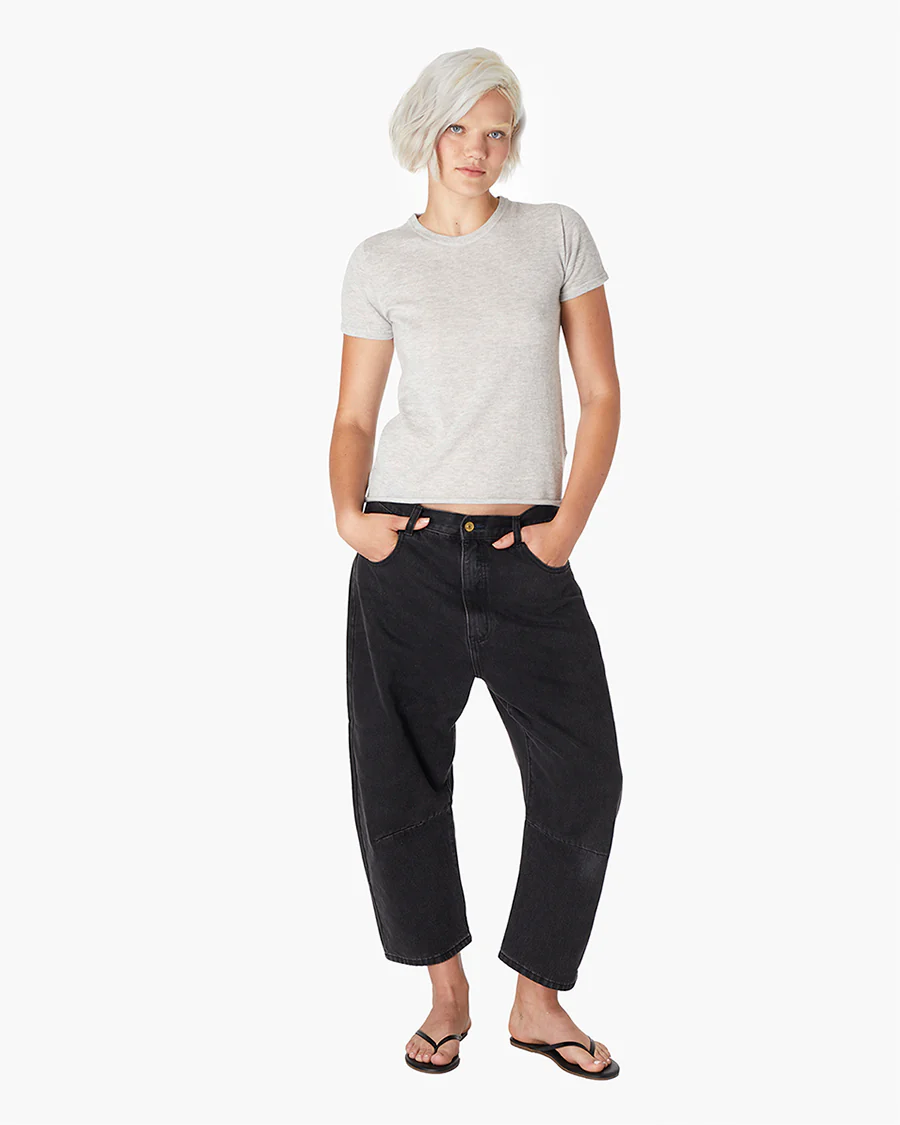 Cashmere Classic Tee - Heather Grey - Image 2
