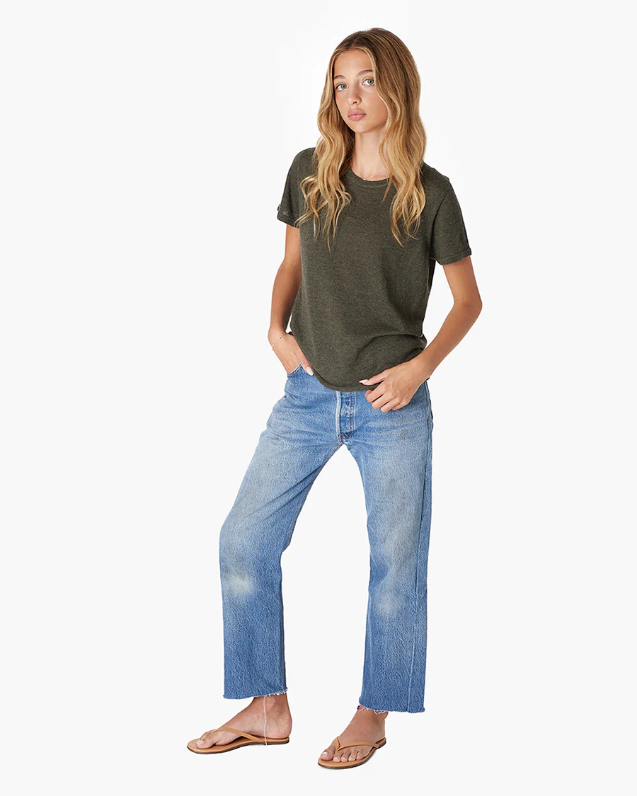 Cashmere Classic Tee - Moss - Image 3