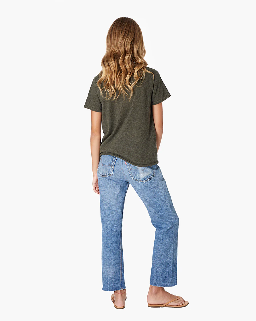 Cashmere Classic Tee - Moss - Image 4