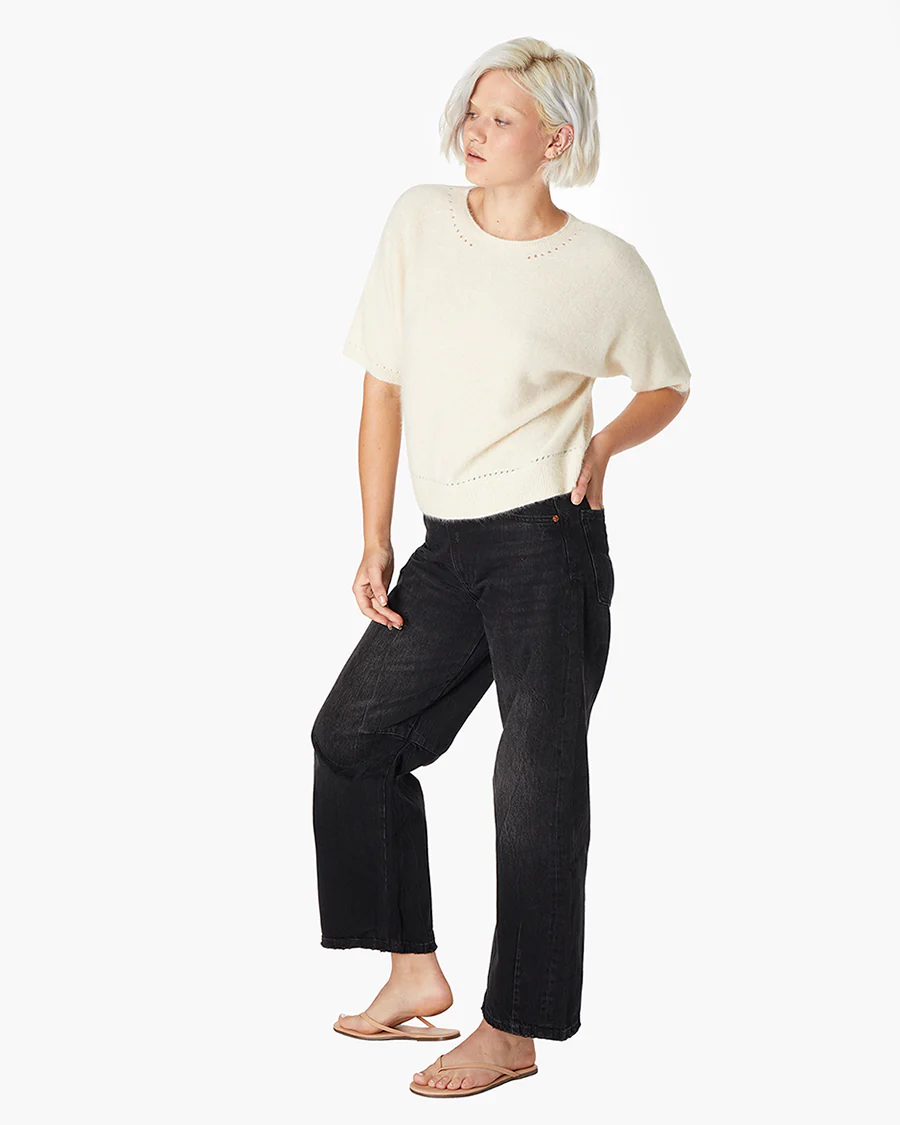 Softest Sweater Tee - Cream - Image 3