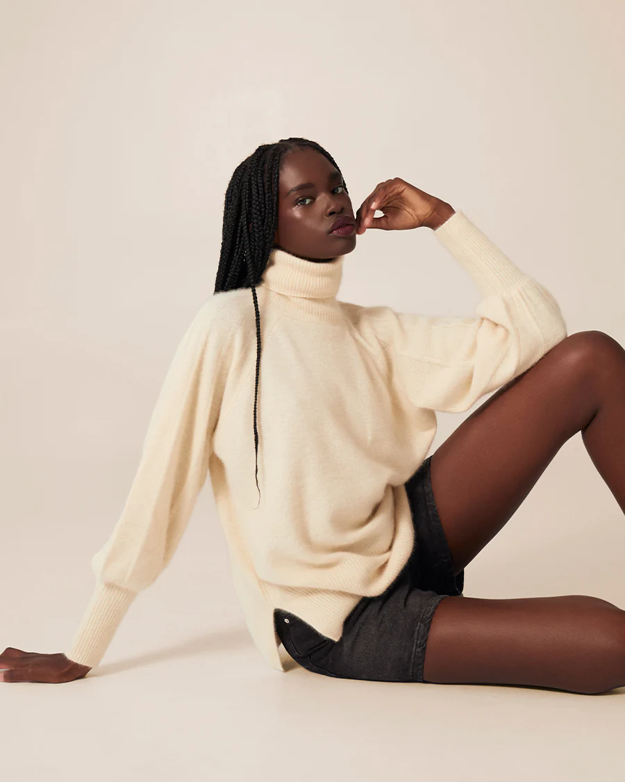 Softest Turtleneck - Black - Image 5