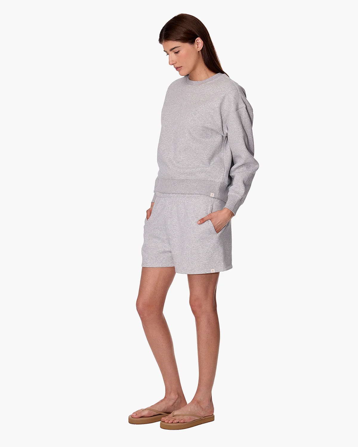 CloudSoft Crew - Heather Grey - Image 3