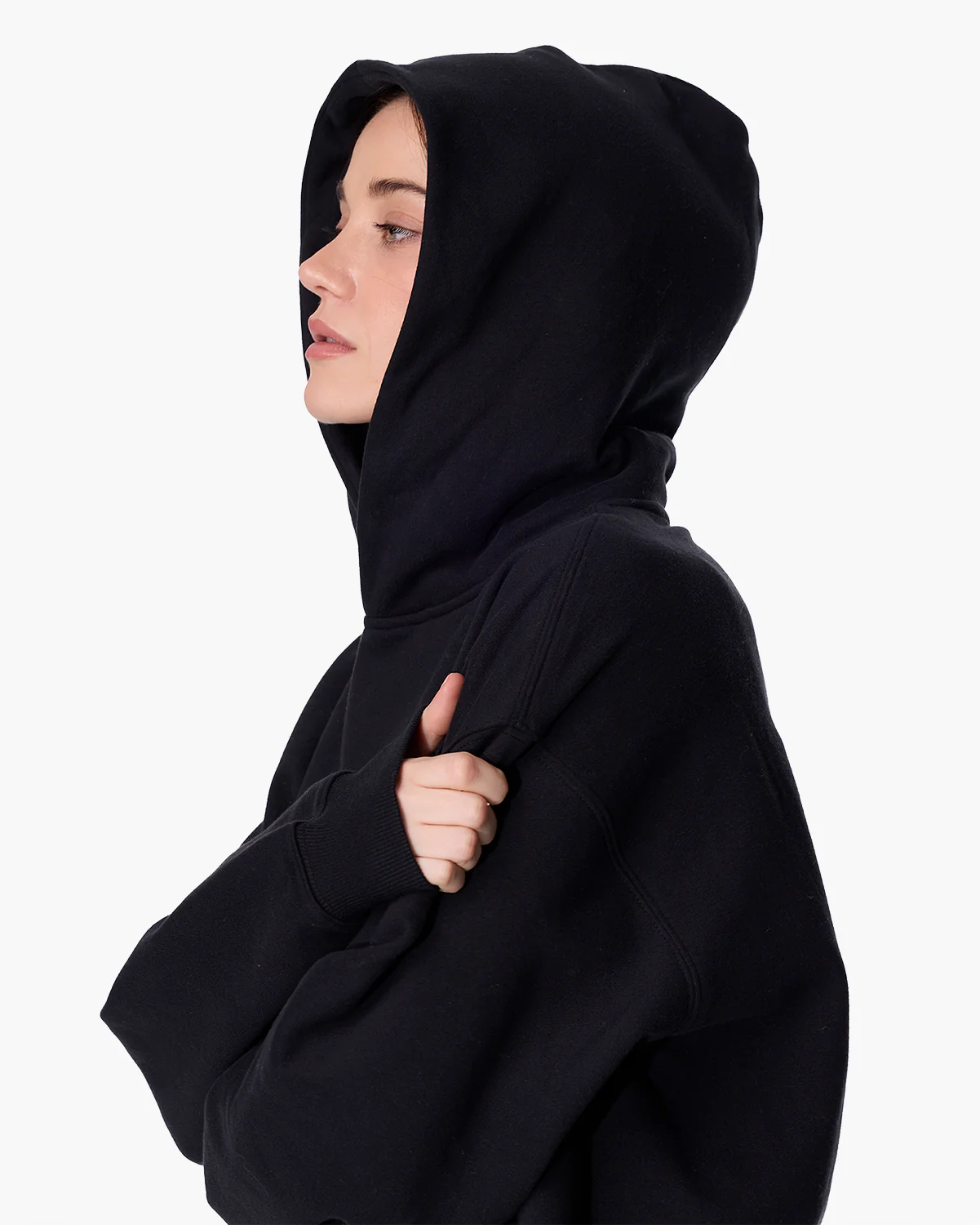 CloudSoft Pullover Hoodie - Black