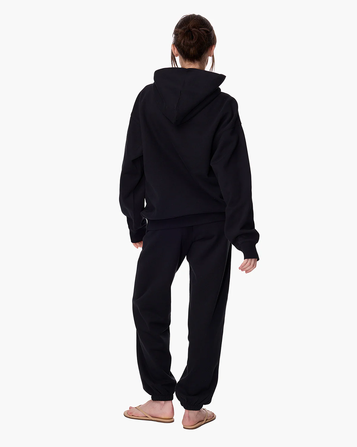 CloudSoft Pullover Hoodie - Black - Image 4