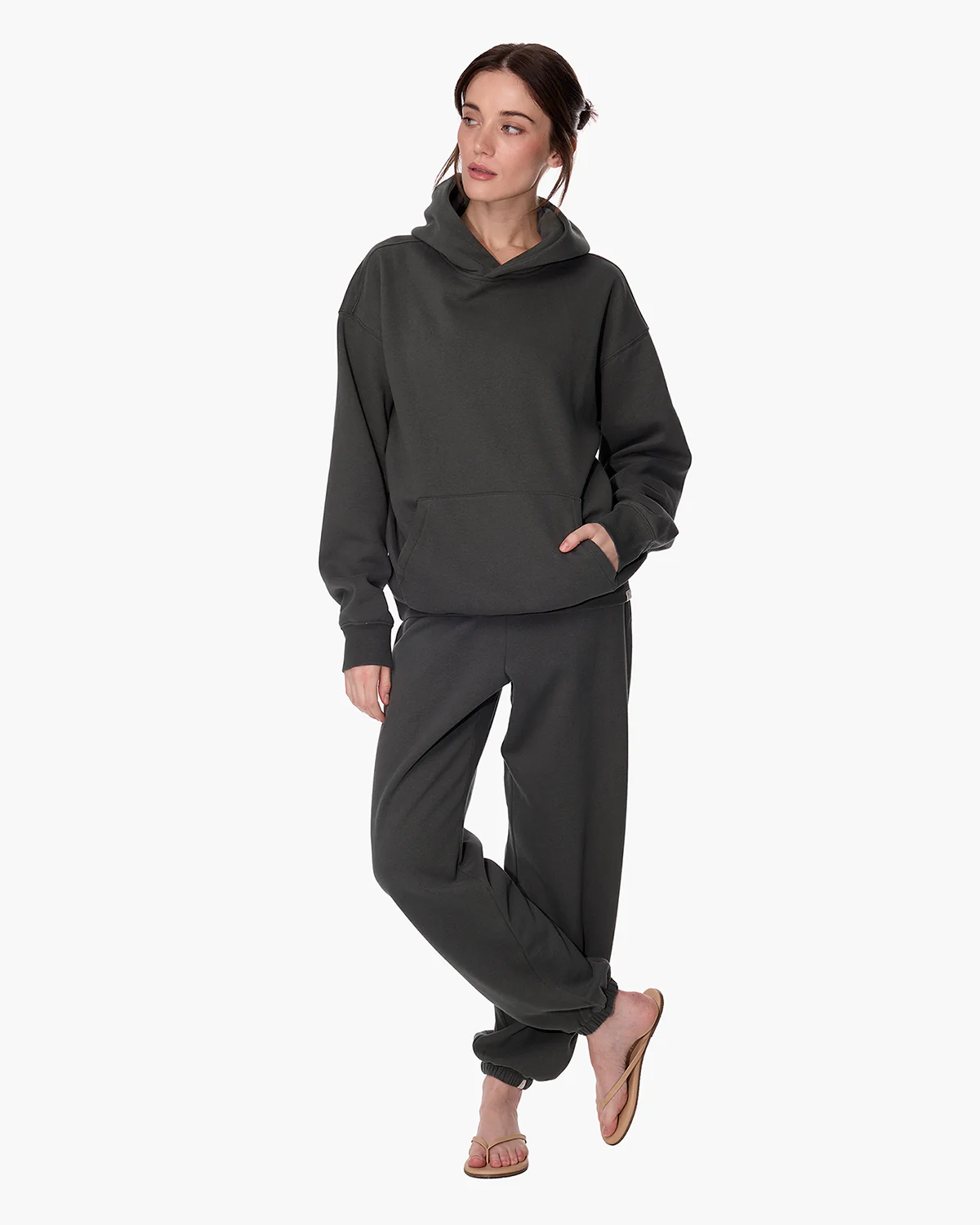 CloudSoft Pullover Hoodie - Green - Image 2