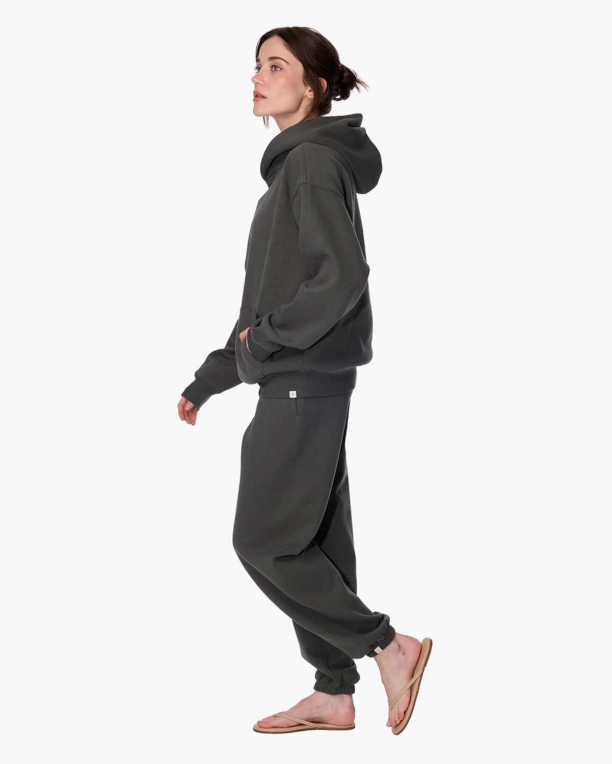 CloudSoft Pullover Hoodie - Green - Image 3