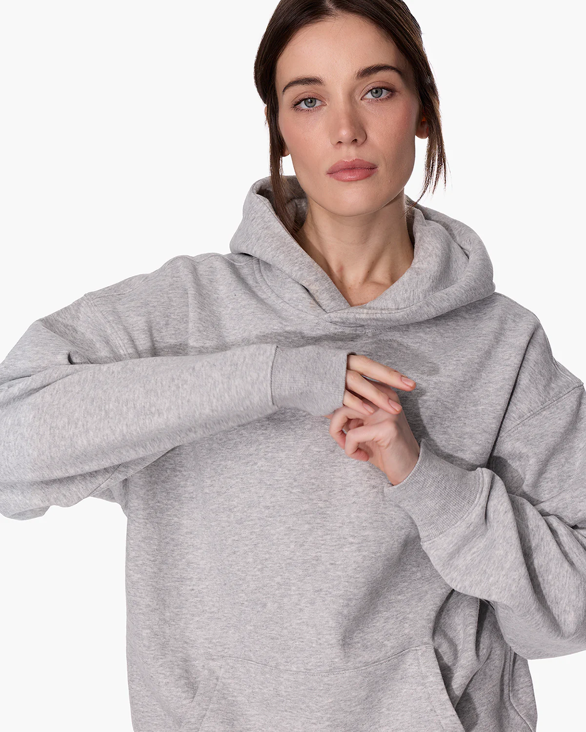 CloudSoft Pullover Hoodie - Heather Grey