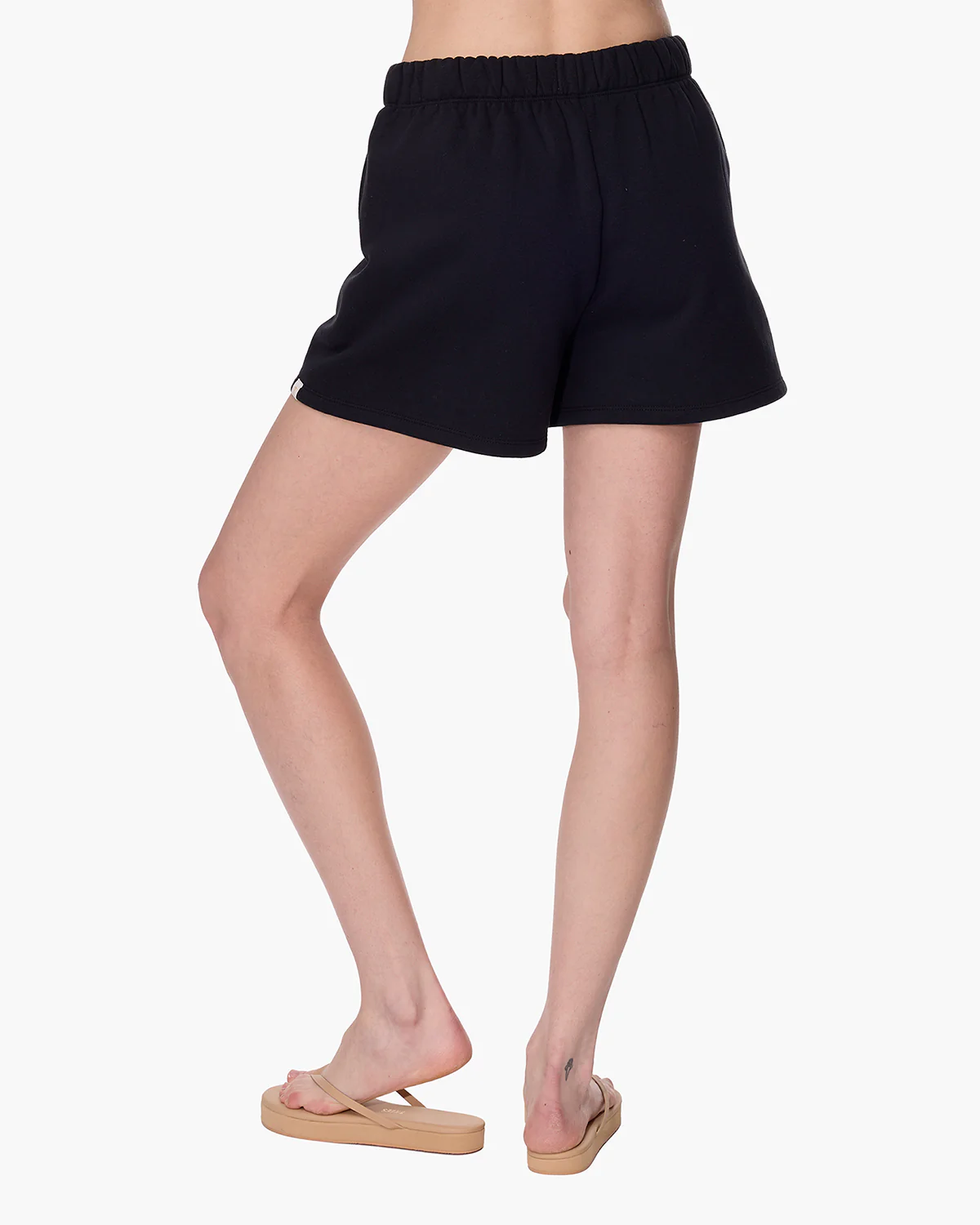 CloudSoft Sweat Short - Black - Image 3