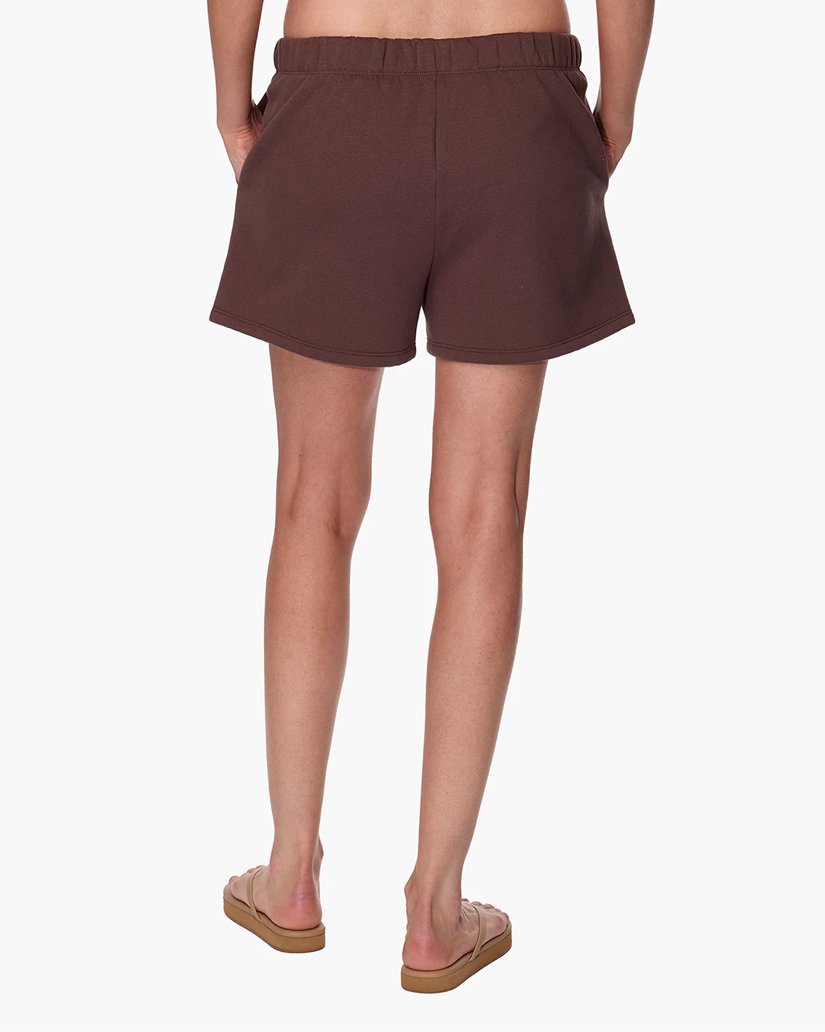 CloudSoft Sweat Short - Dark Chocolate - Image 3