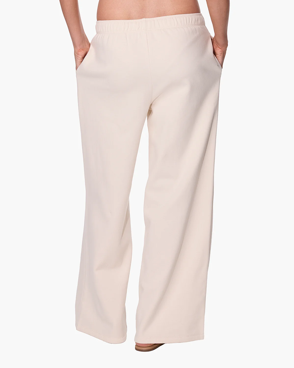 CloudSoft Wide Leg Jogger - Bone - Image 3