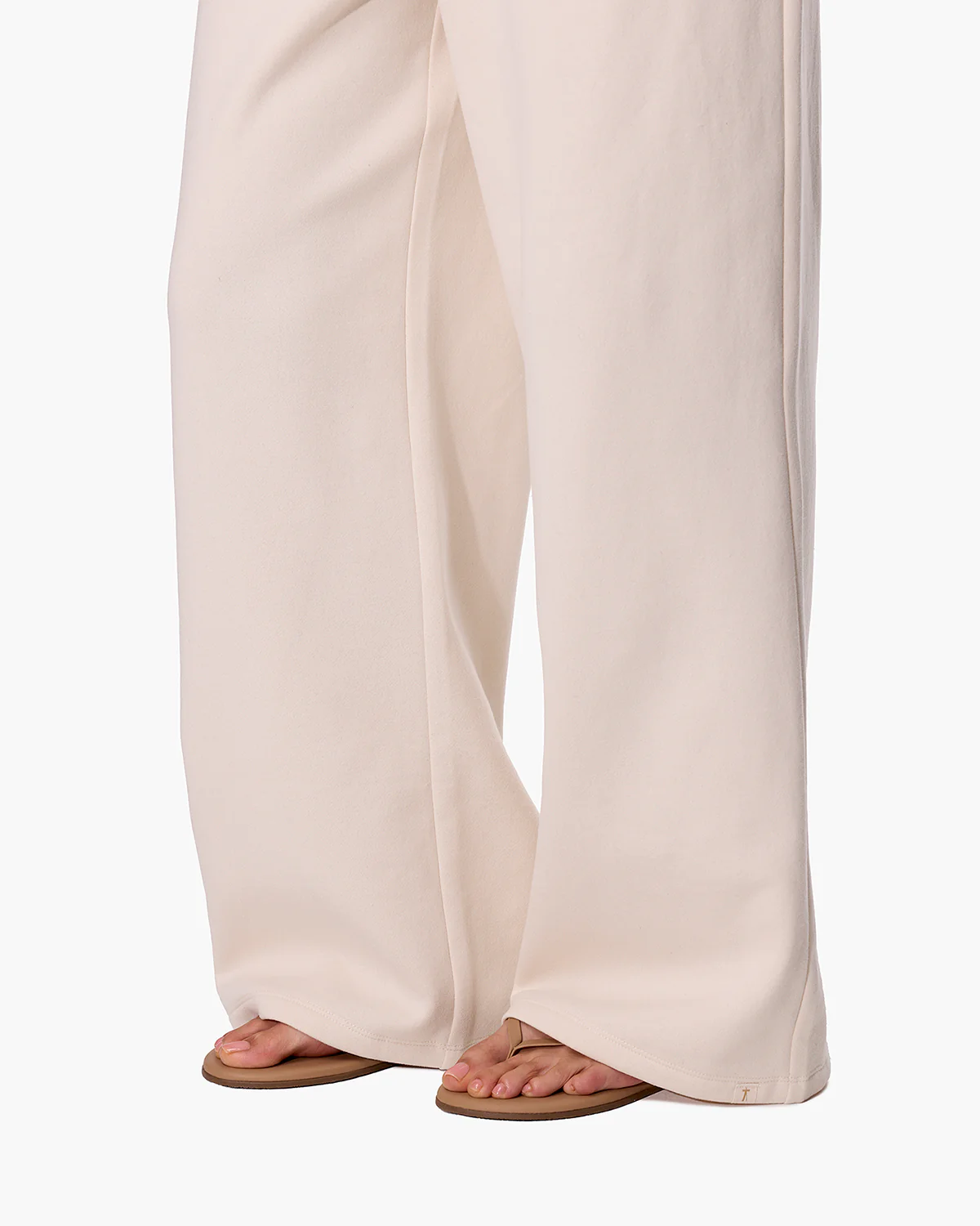 CloudSoft Wide Leg Jogger - Bone - Image 4