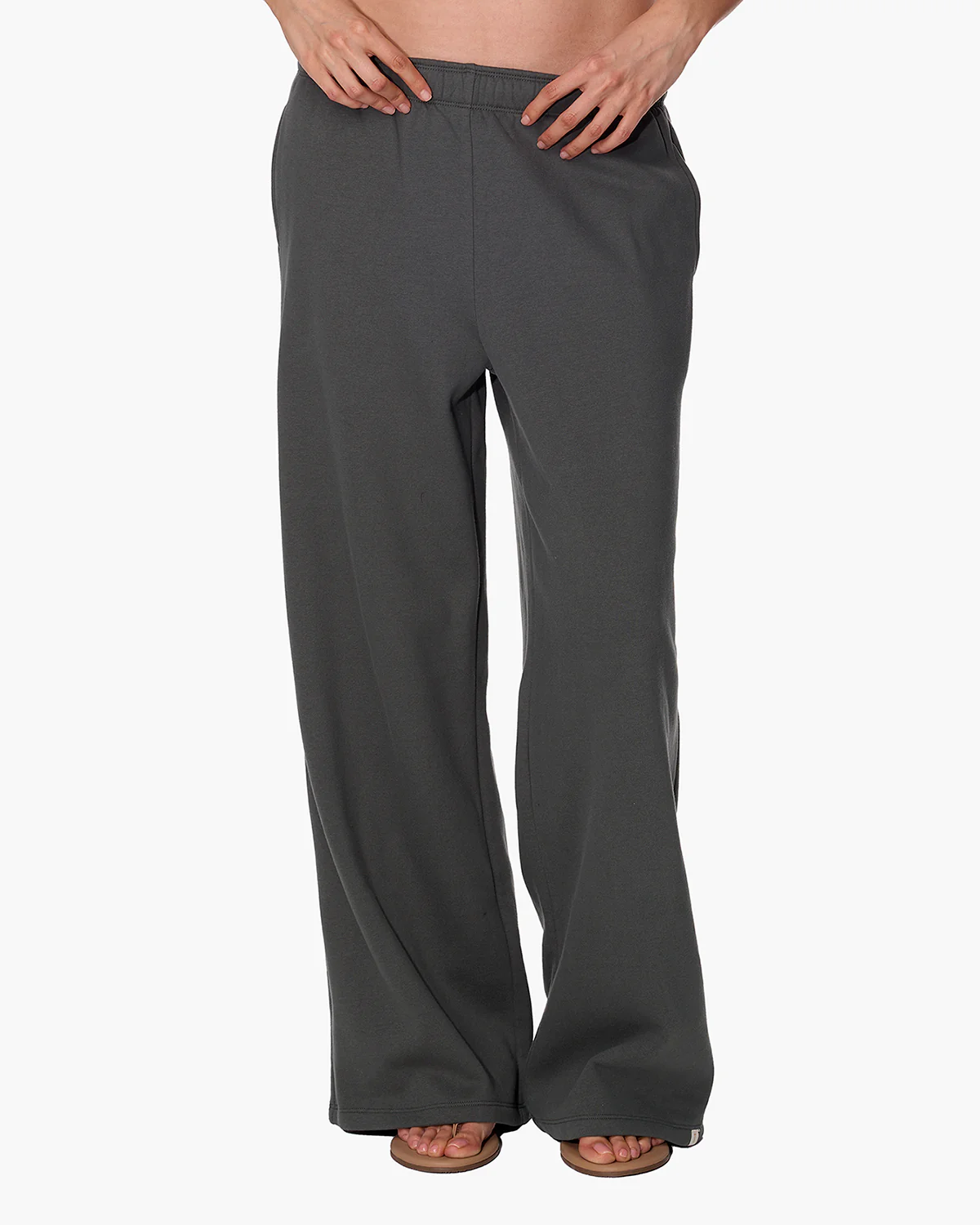 CloudSoft Wide Leg Jogger - Green