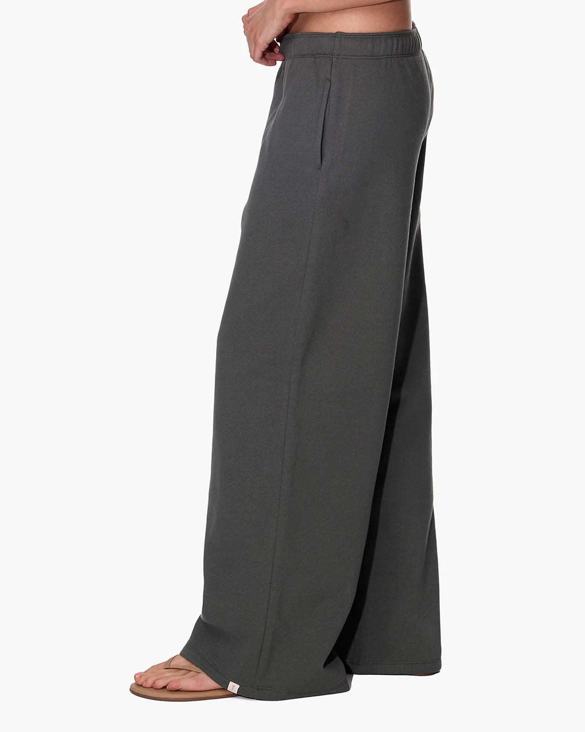 CloudSoft Wide Leg Jogger - Green - Image 2
