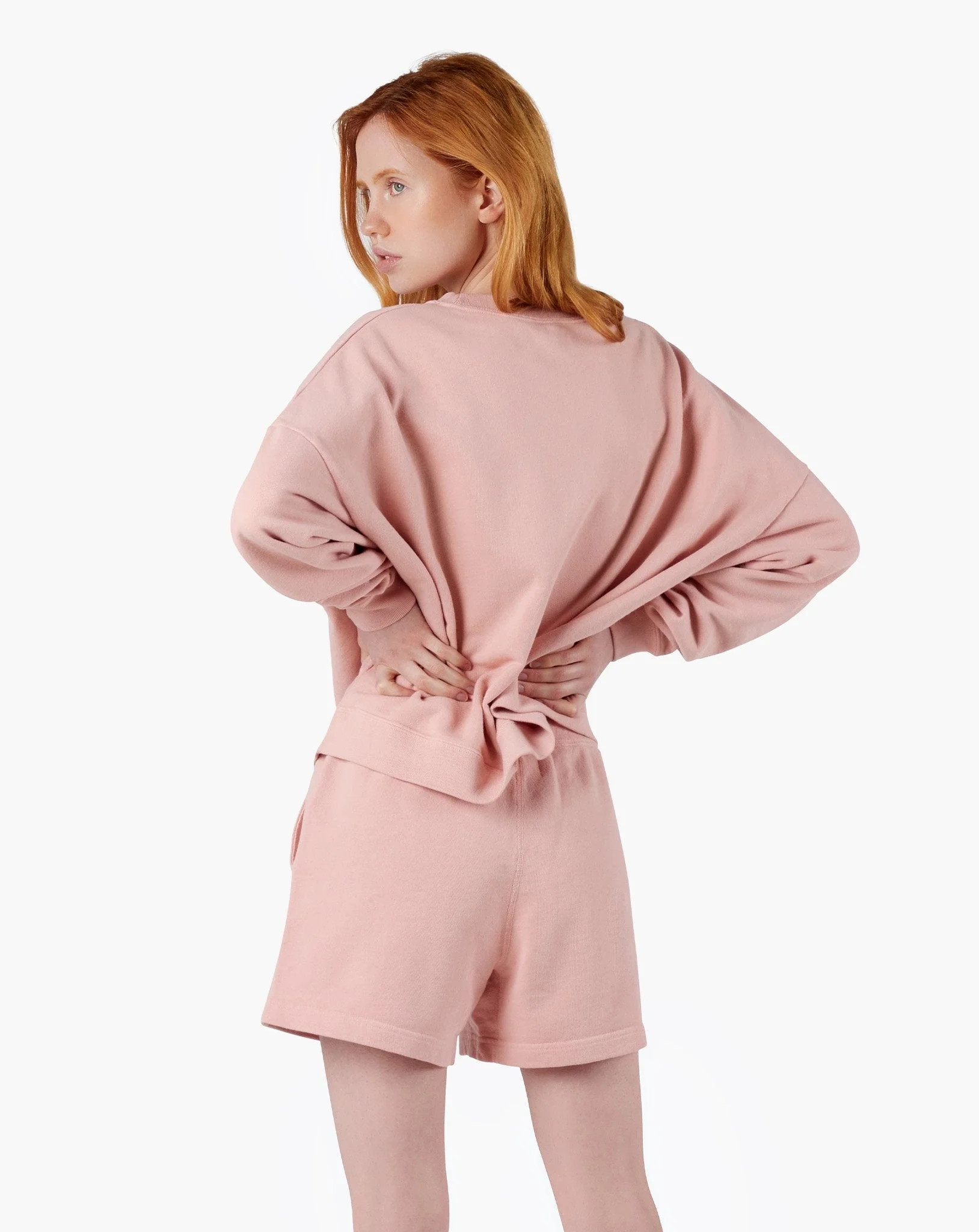 Core Boxy Crewneck - Peachy Pink - Image 5