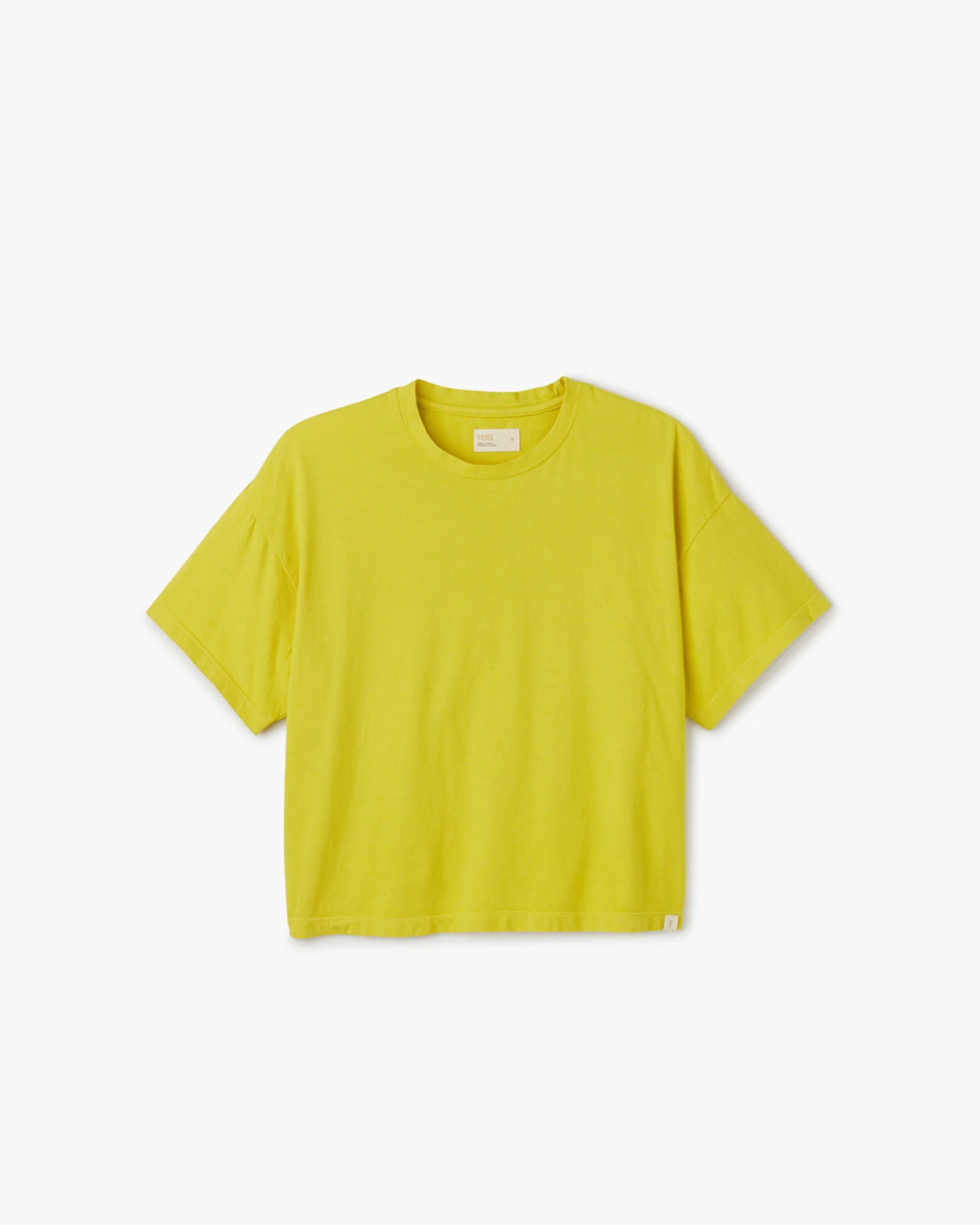Core Boxy Tee - Capri Lemon
