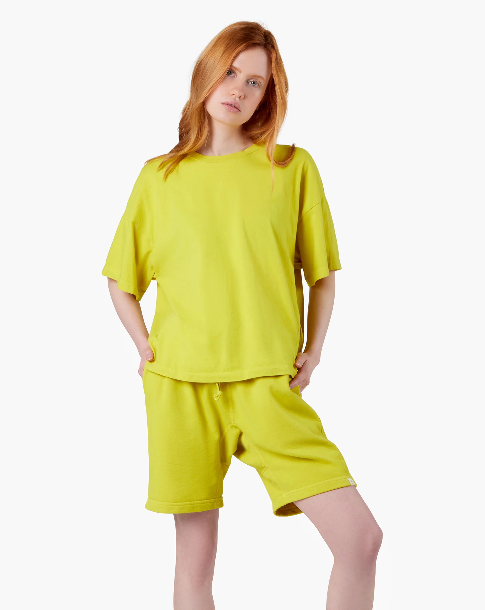 Core Boxy Tee - Capri Lemon - Image 2