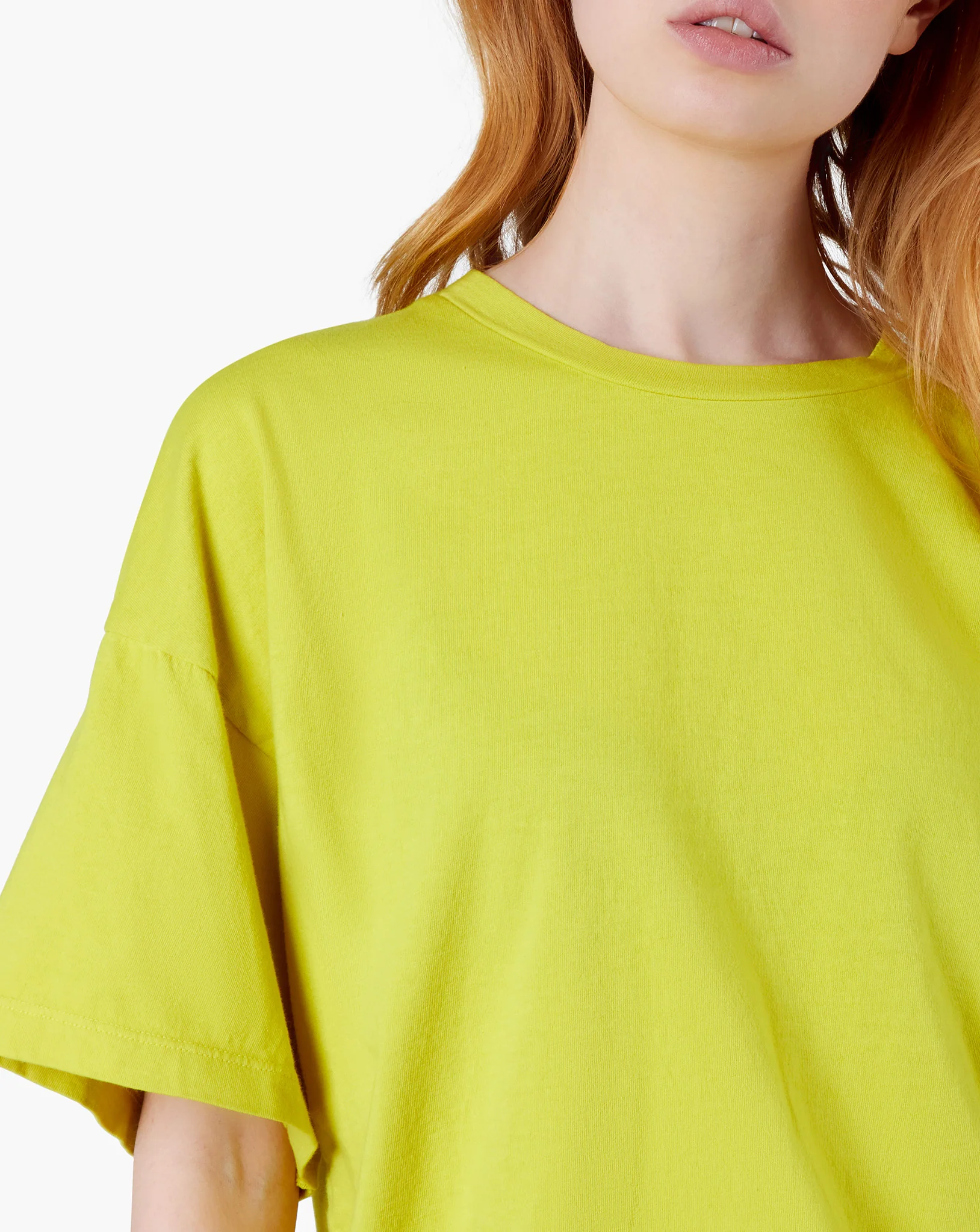 Core Boxy Tee - Capri Lemon - Image 5