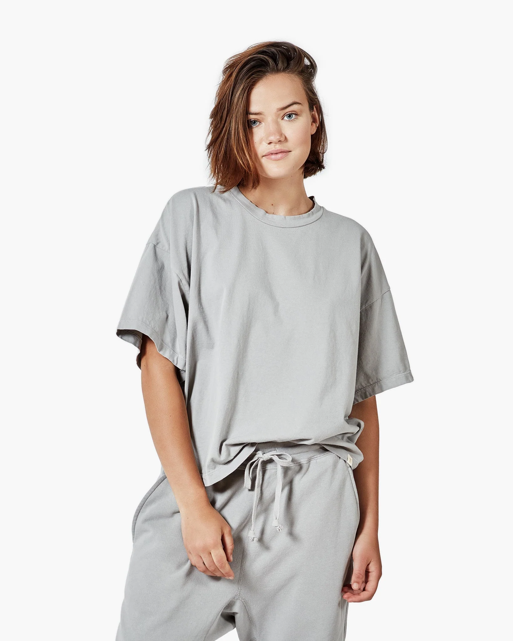 Core Boxy Tee - Dove - Image 2