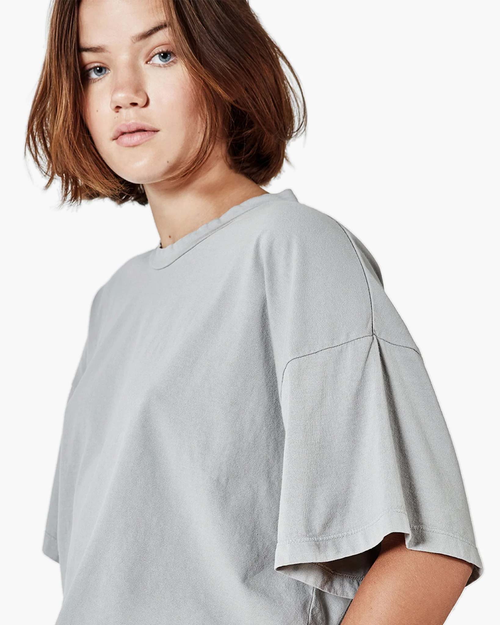 Core Boxy Tee - Dove - Image 4