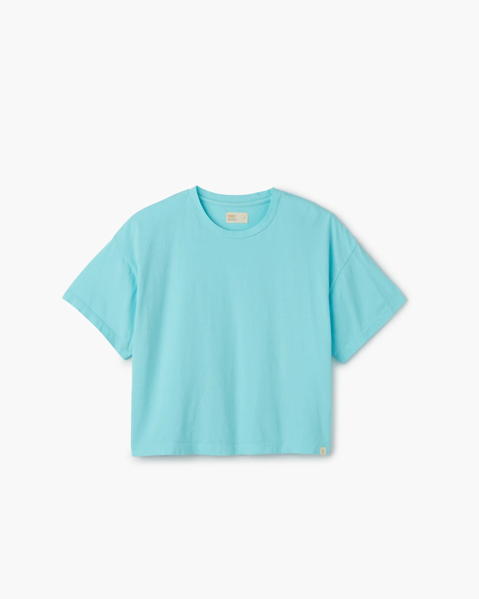 Core Boxy Tee - Sky Blue