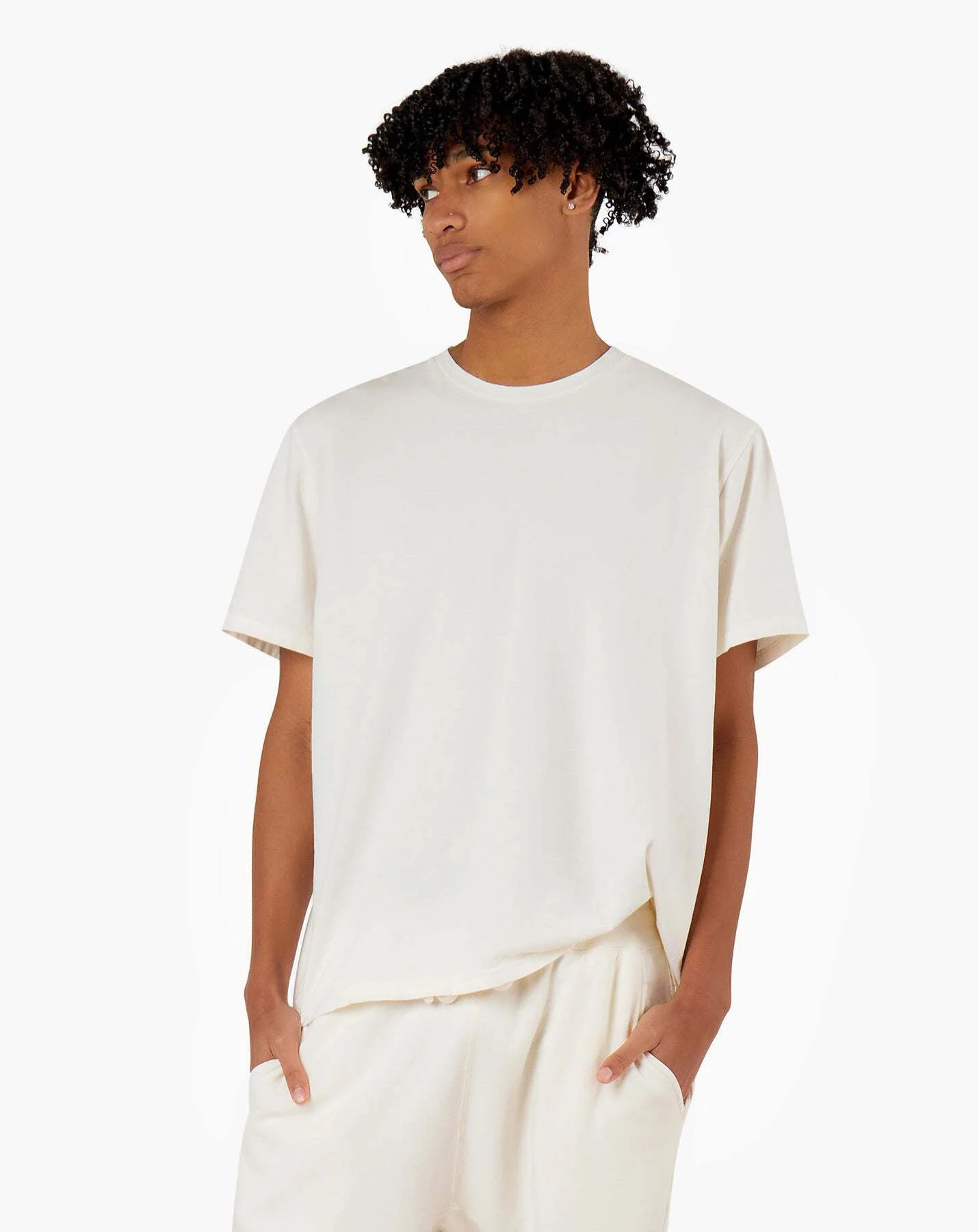 Core Classic Tee - Cream - Image 6