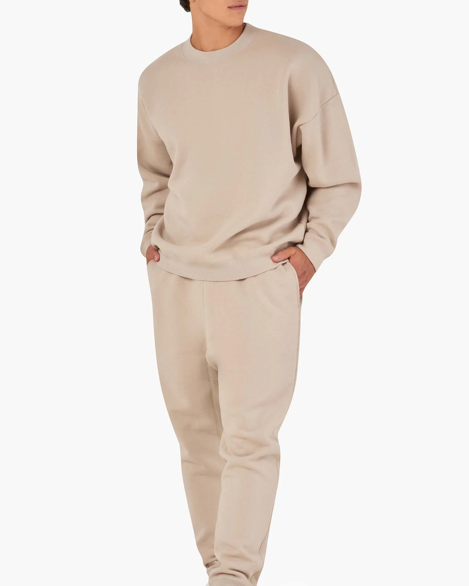 Core Fleece Jogger - Sand - Image 5