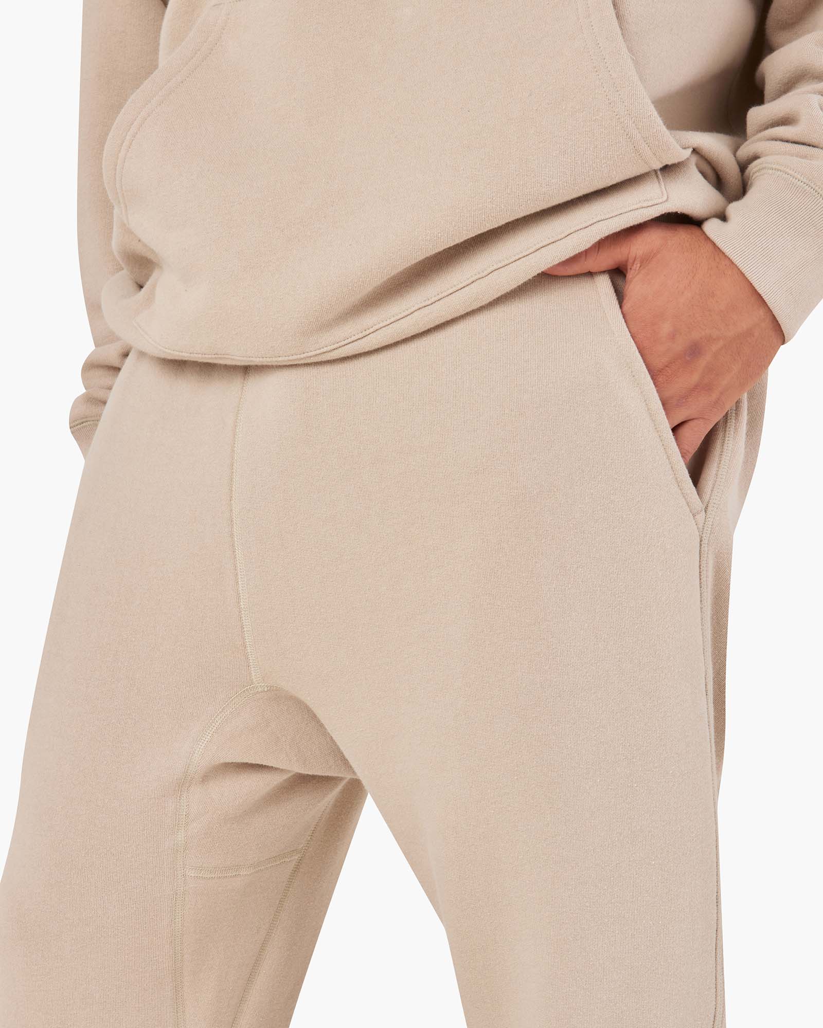 Core Fleece Jogger - Sand - Image 6