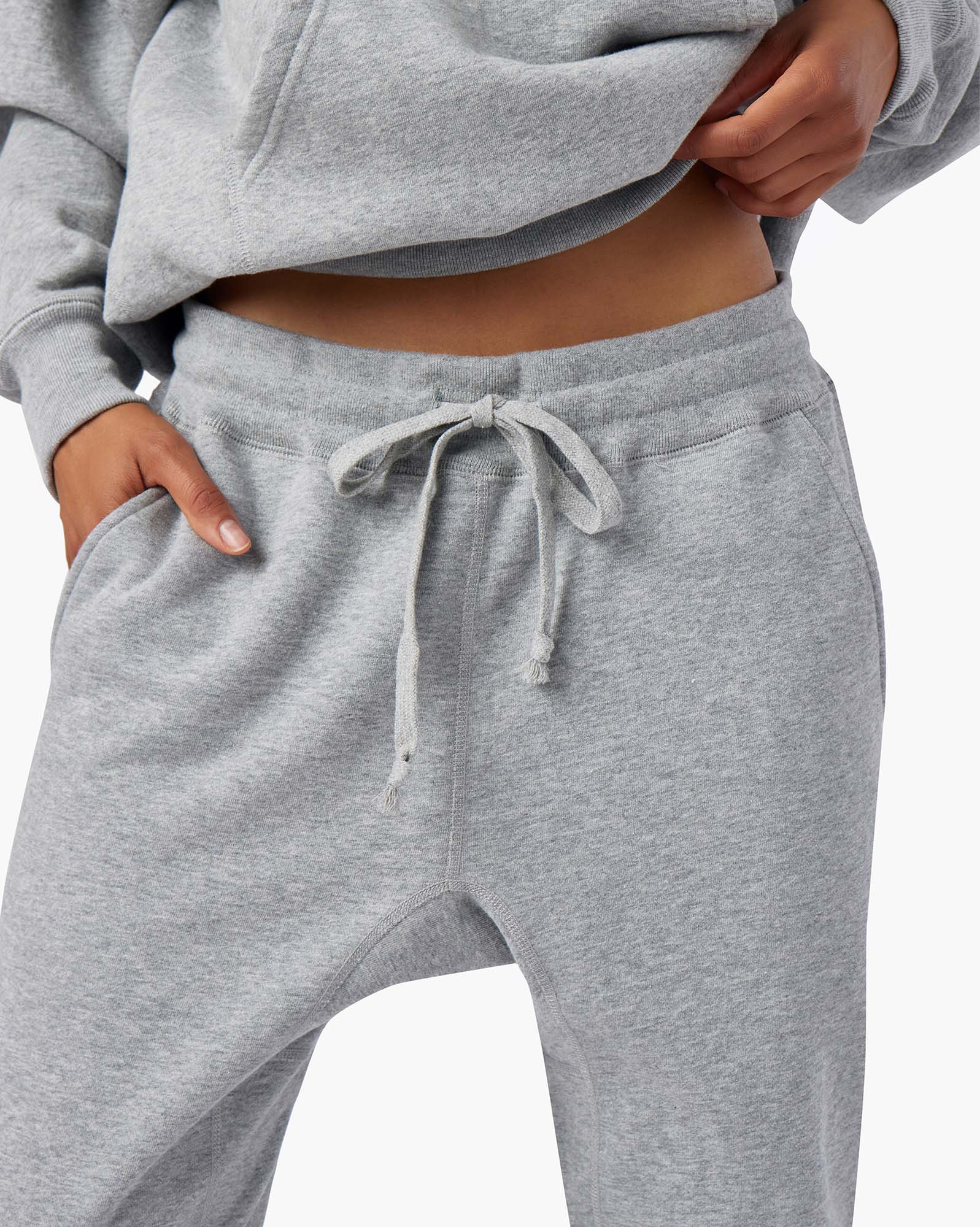 Core Fleece Sport Jogger - Grey Mix - Image 5