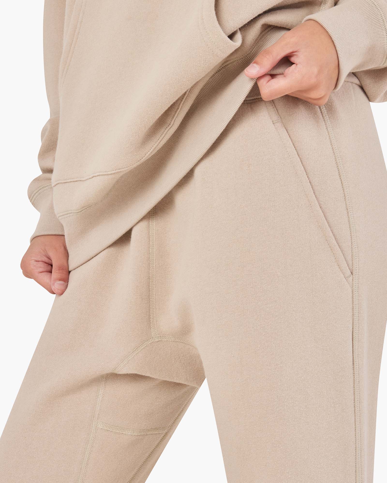 Core Fleece Sport Jogger - Sand - Image 5