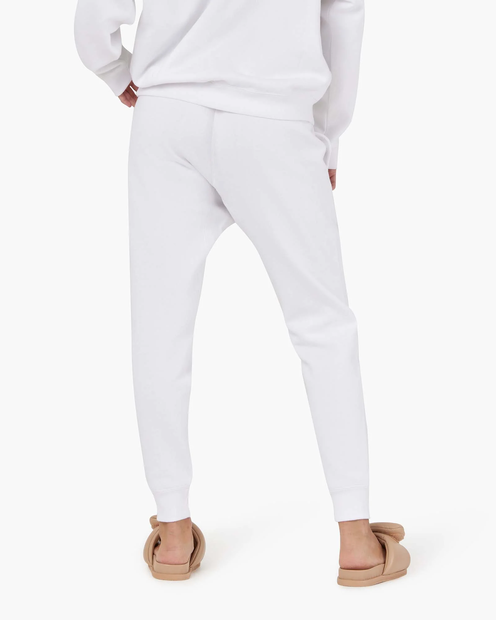 Core Fleece Sport Jogger - White - Image 4