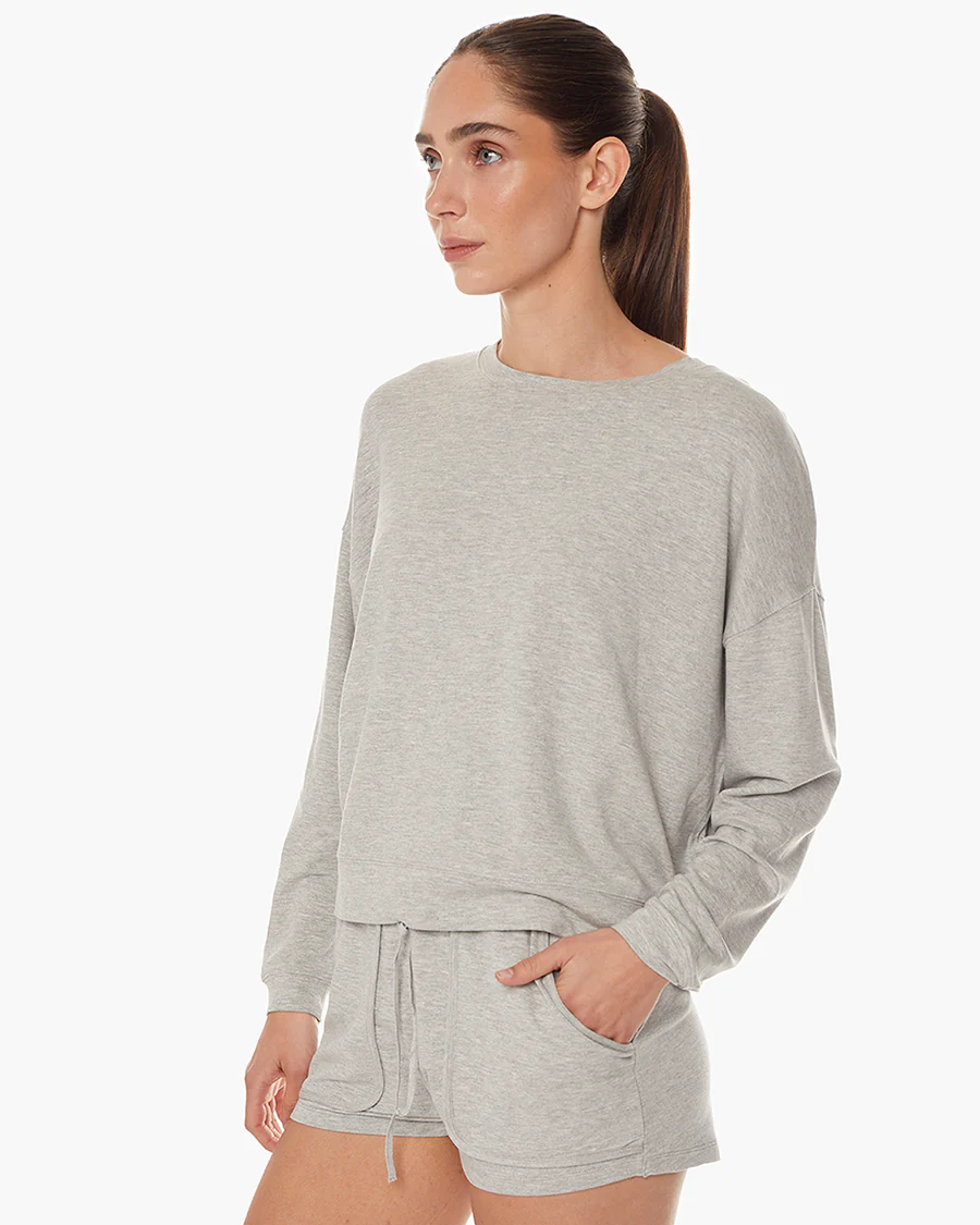 Coucher de Soleil Crew - Heather Grey - Image 2