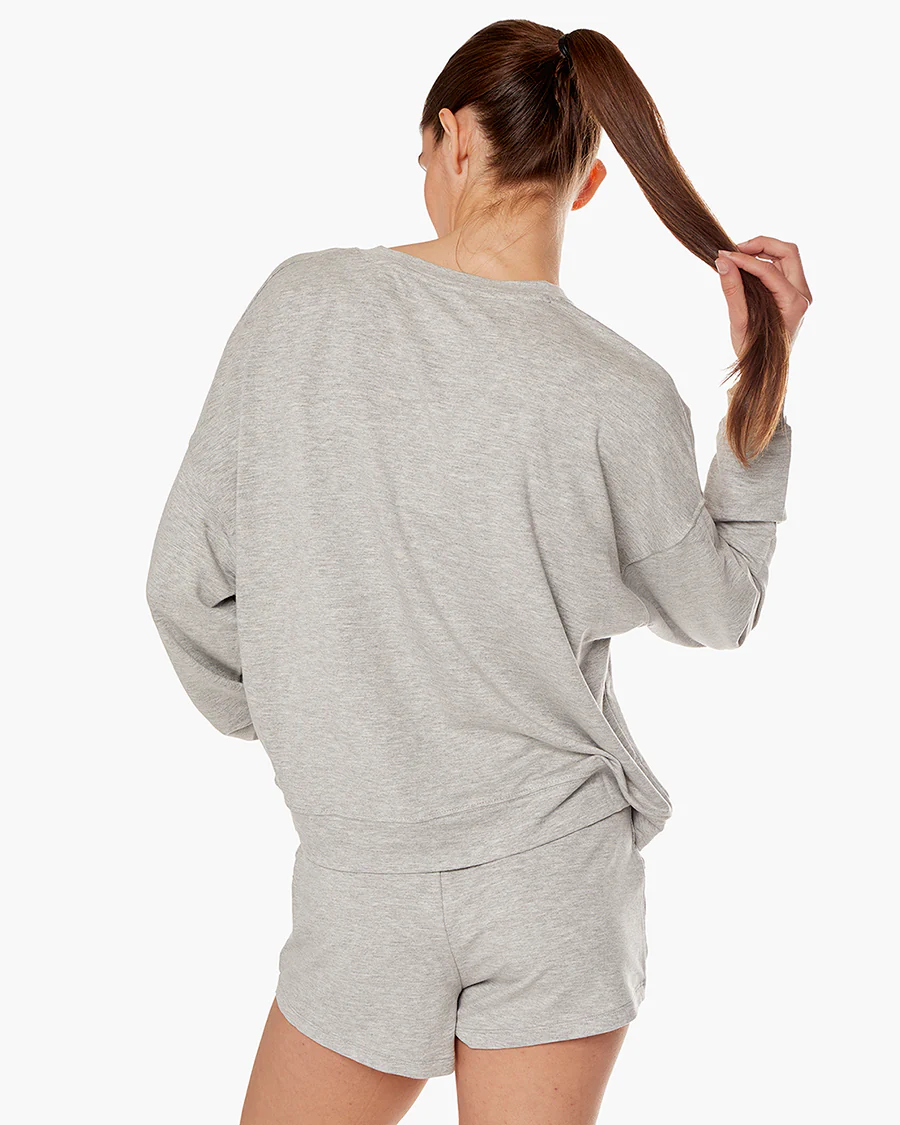 Coucher de Soleil Crew - Heather Grey - Image 3