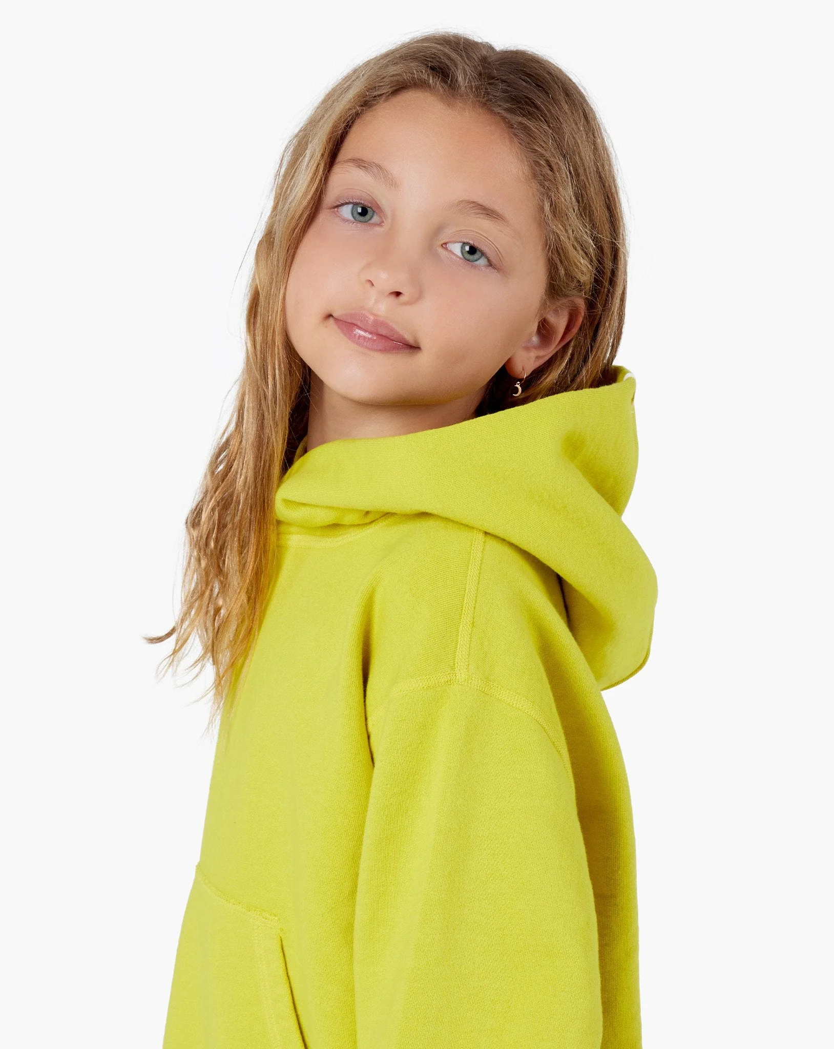 Kids Hoodie - Capri Lemon - Image 4