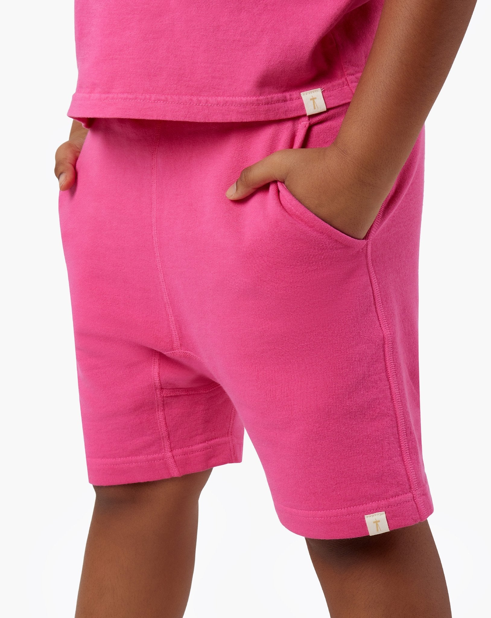 Kids Short (Pigments) - Cherry Pink - Image 4
