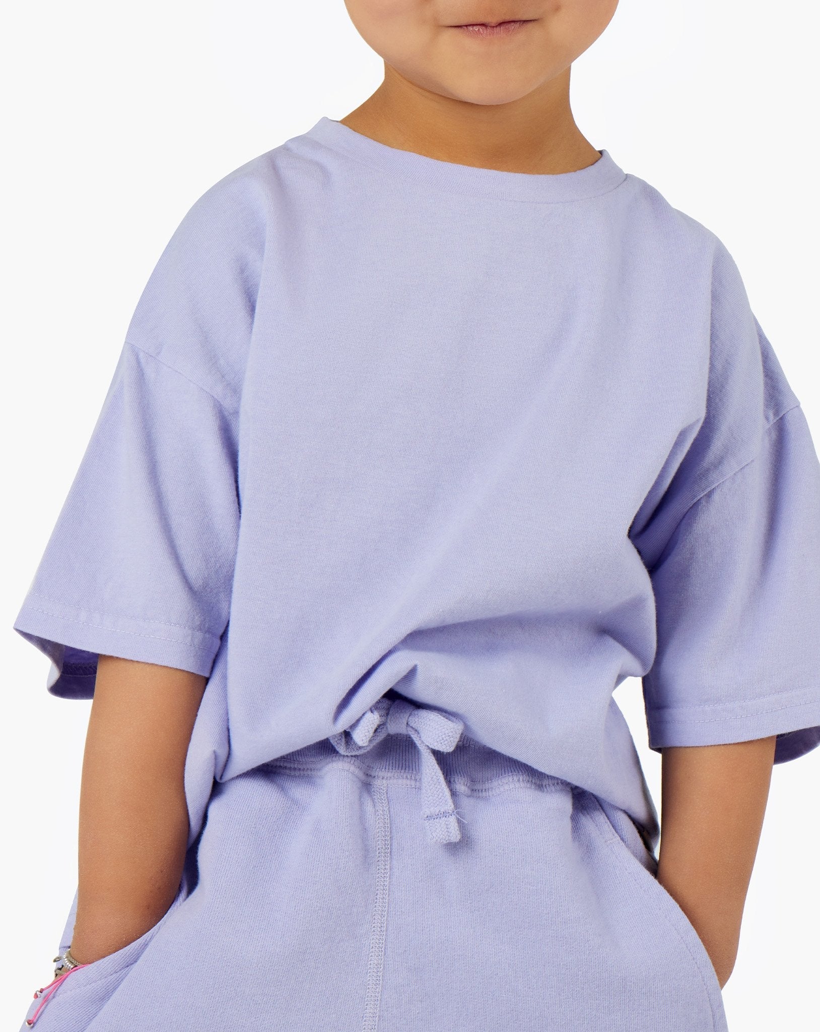 Kids Tee (Pigments) - Lovely Lavender - Image 4