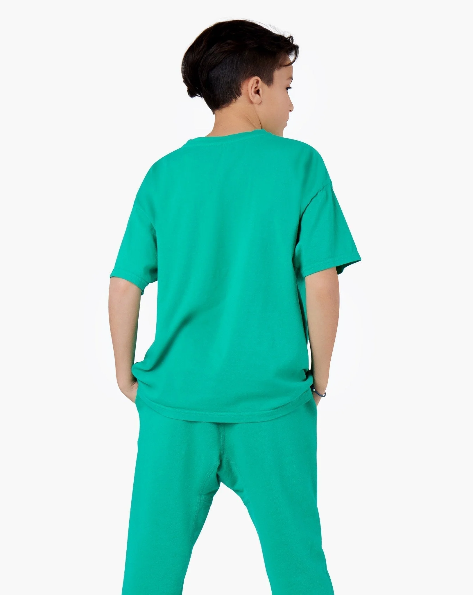 Kids Tee (Pigments) - Shamrock - Image 3
