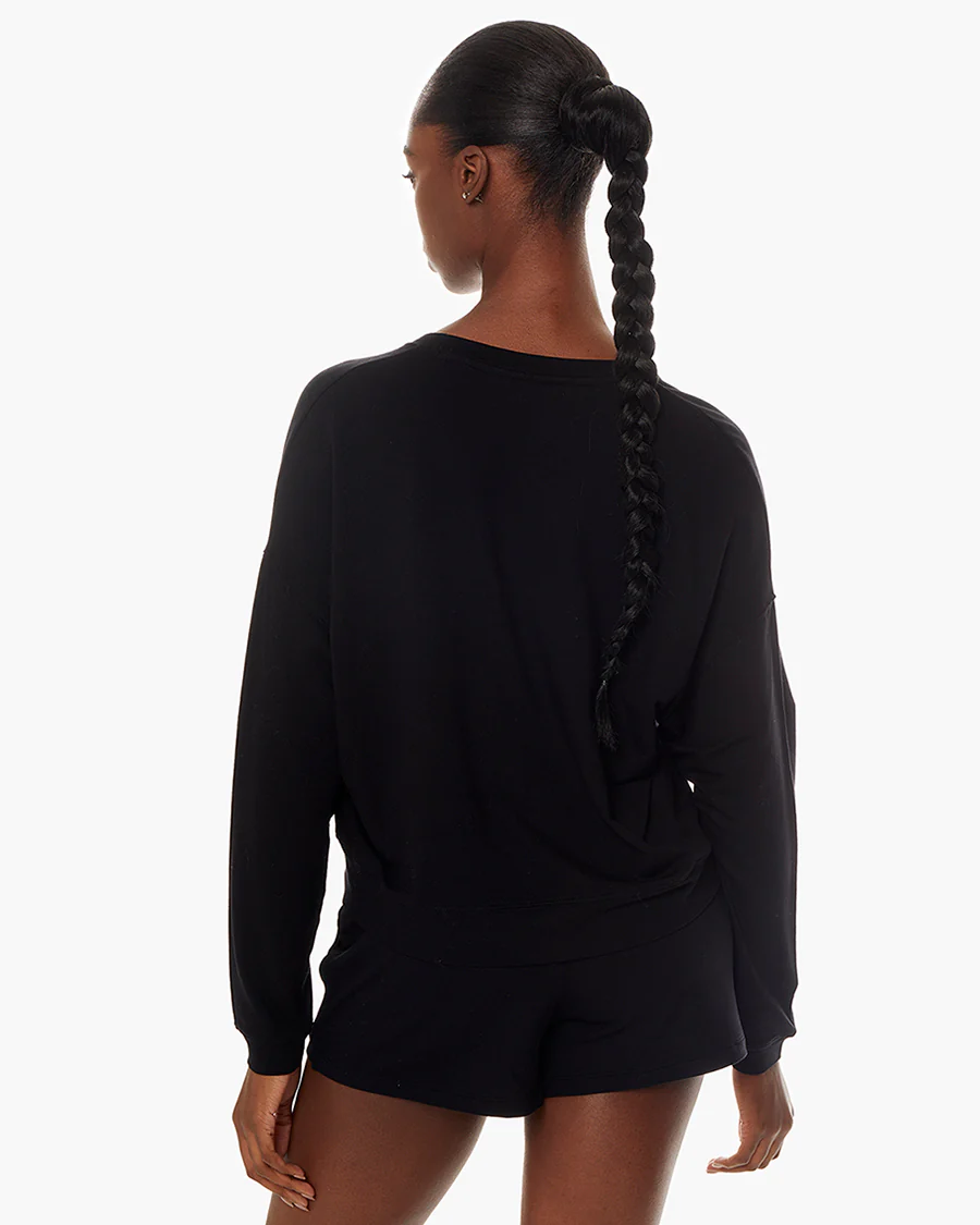 Matinée de Tennis V-neck - Black - Image 3