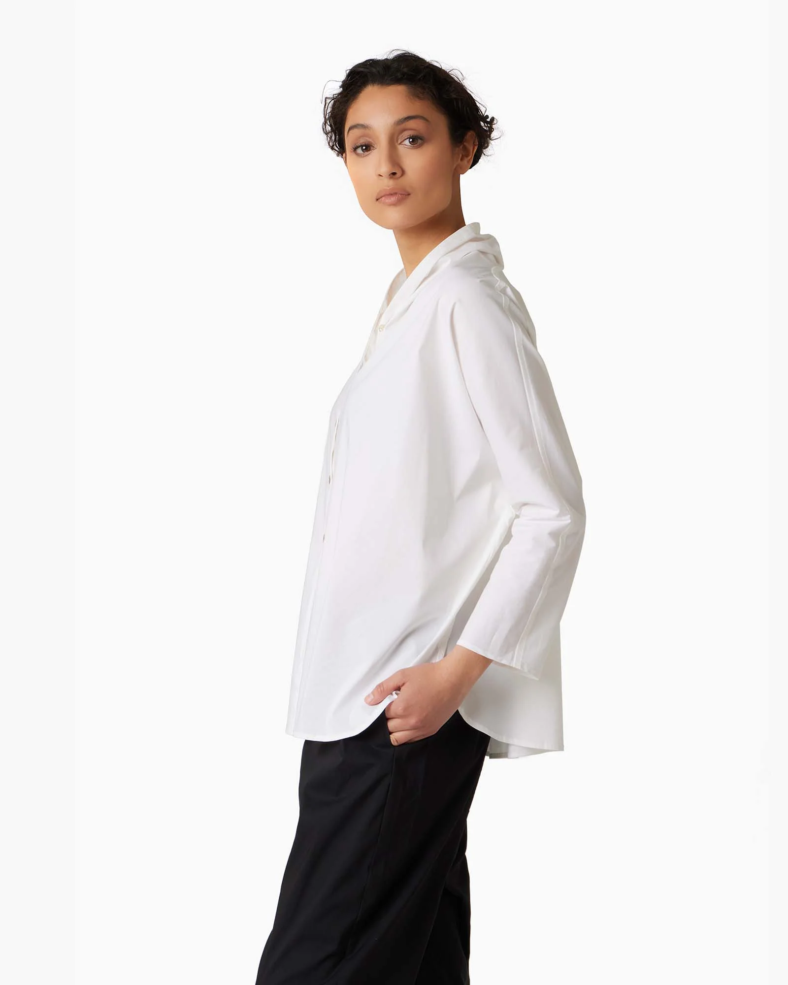 Poplin Shirt - White - Image 2