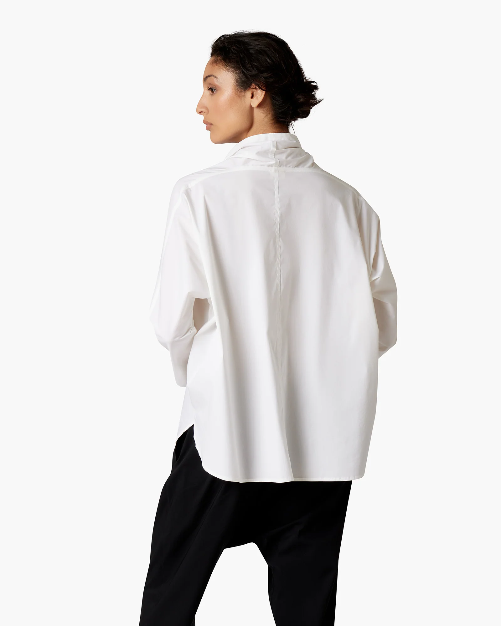 Poplin Shirt - White - Image 3