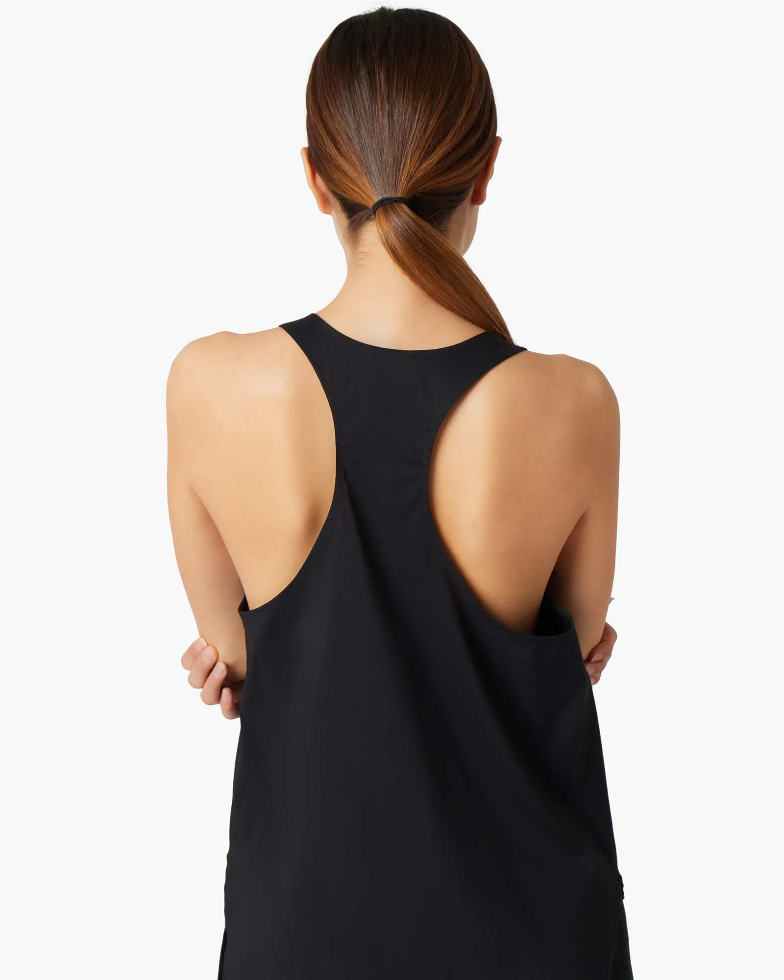 Poplin Tank - Black - Image 4