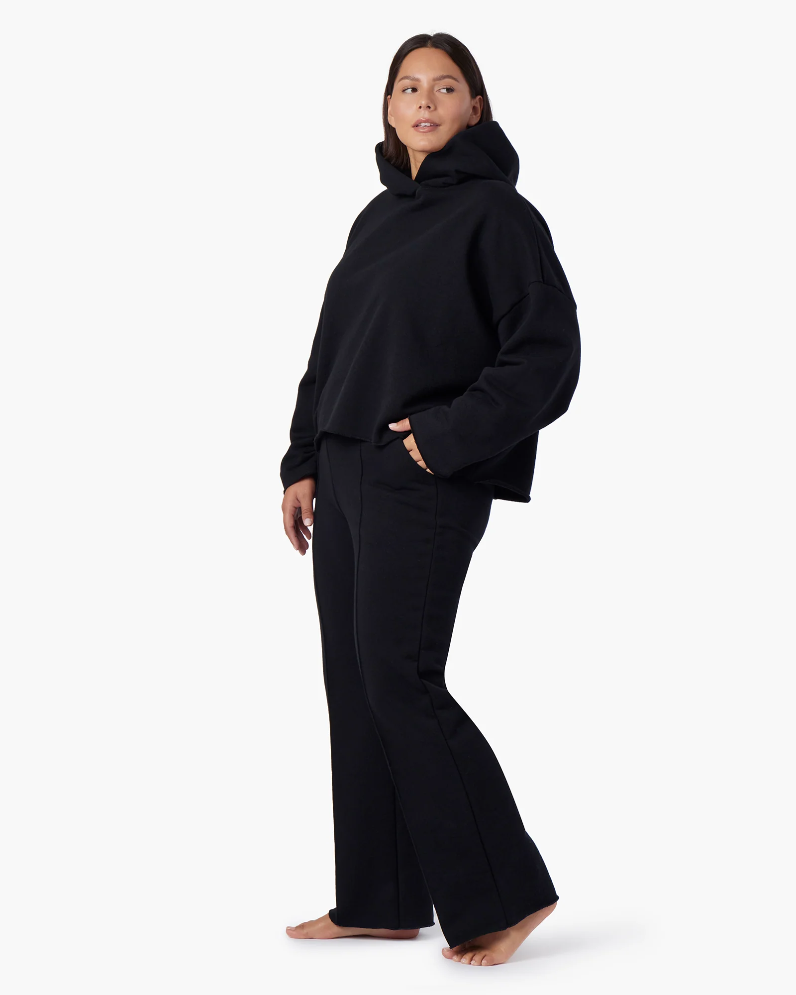 Raw Edge Hoodie - Image 2