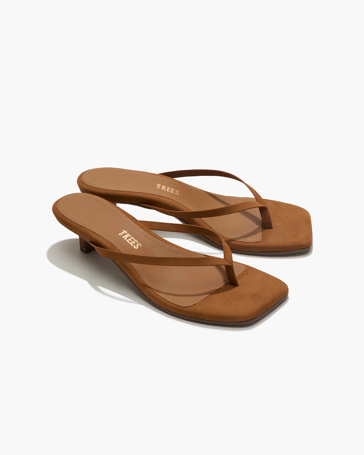 Square Toe Julia Suede - Camel - Image 5