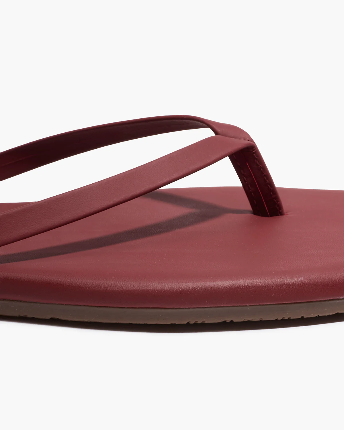 Square Toe Lily - Burgundy - Image 3