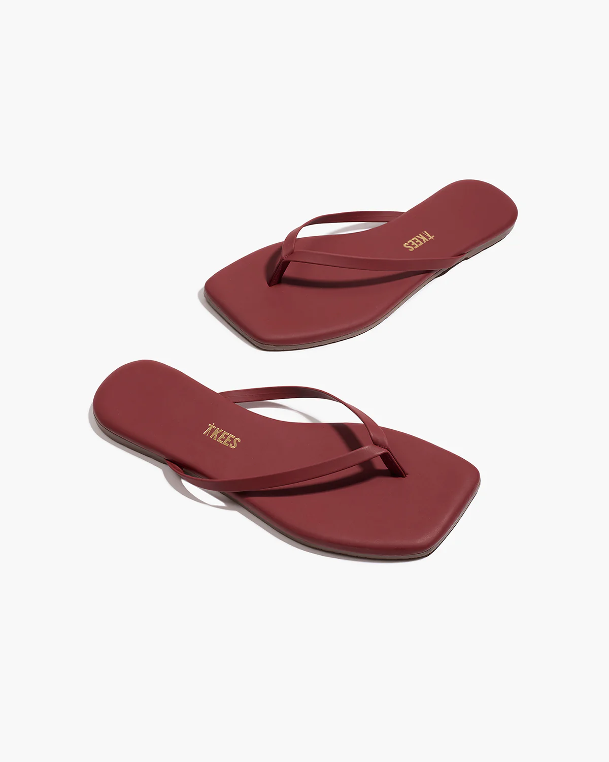 Square Toe Lily - Burgundy - Image 4