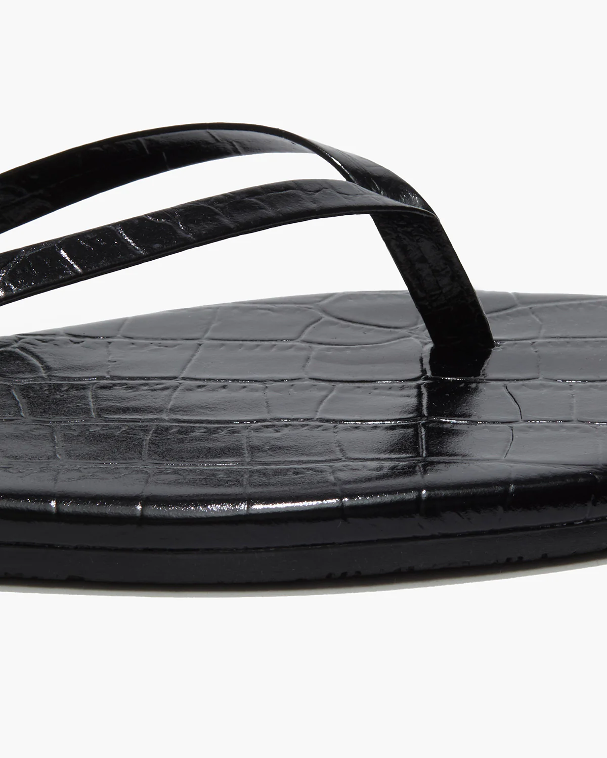 Square Toe Lily Croc - Sable - Image 3