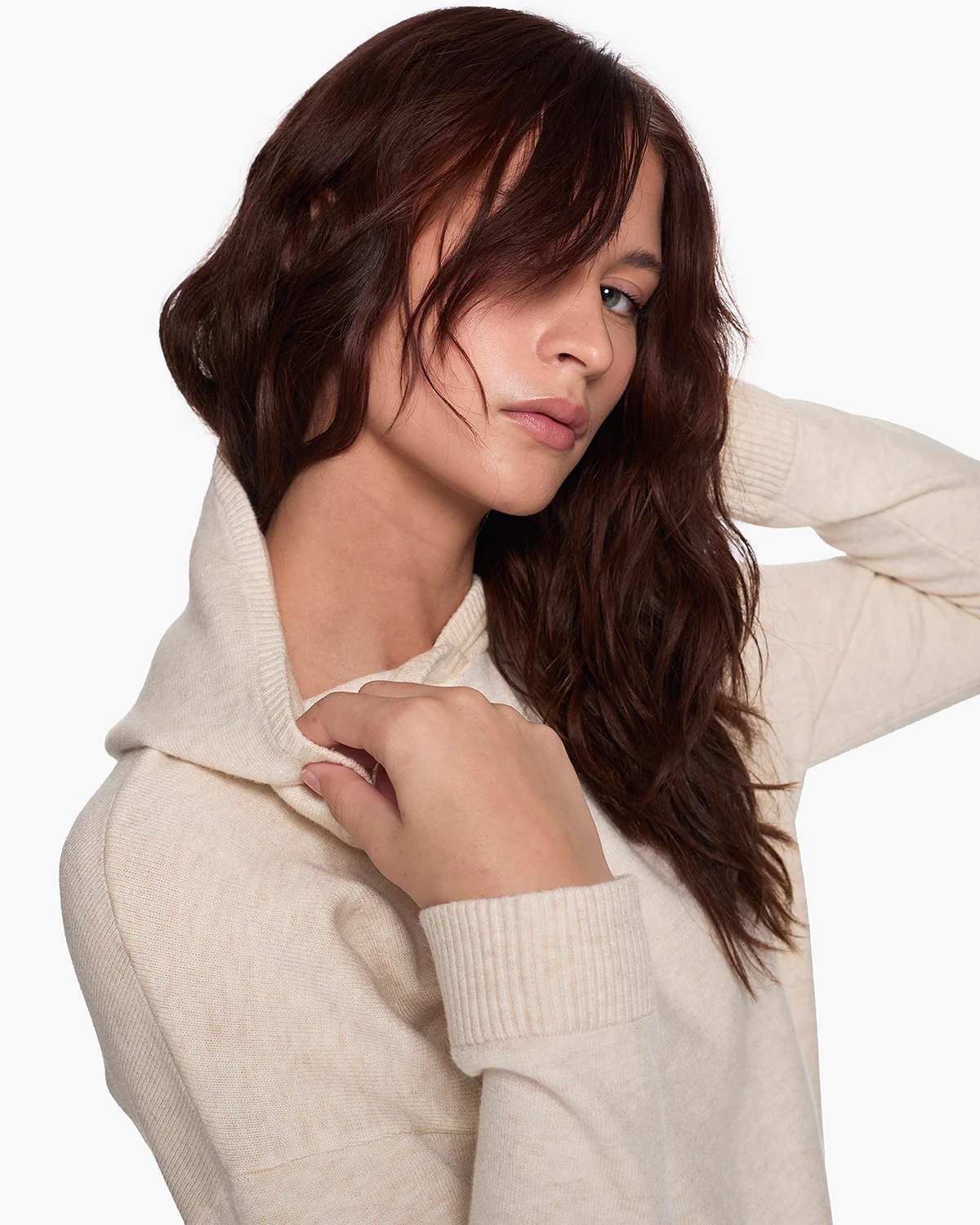 Sunday Sweater Hoodie - Cream - Image 4